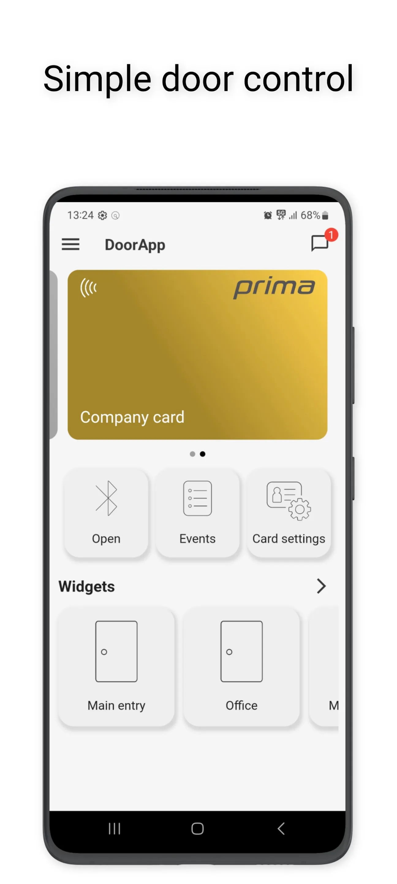 Prima DoorApp | Indus Appstore | Screenshot