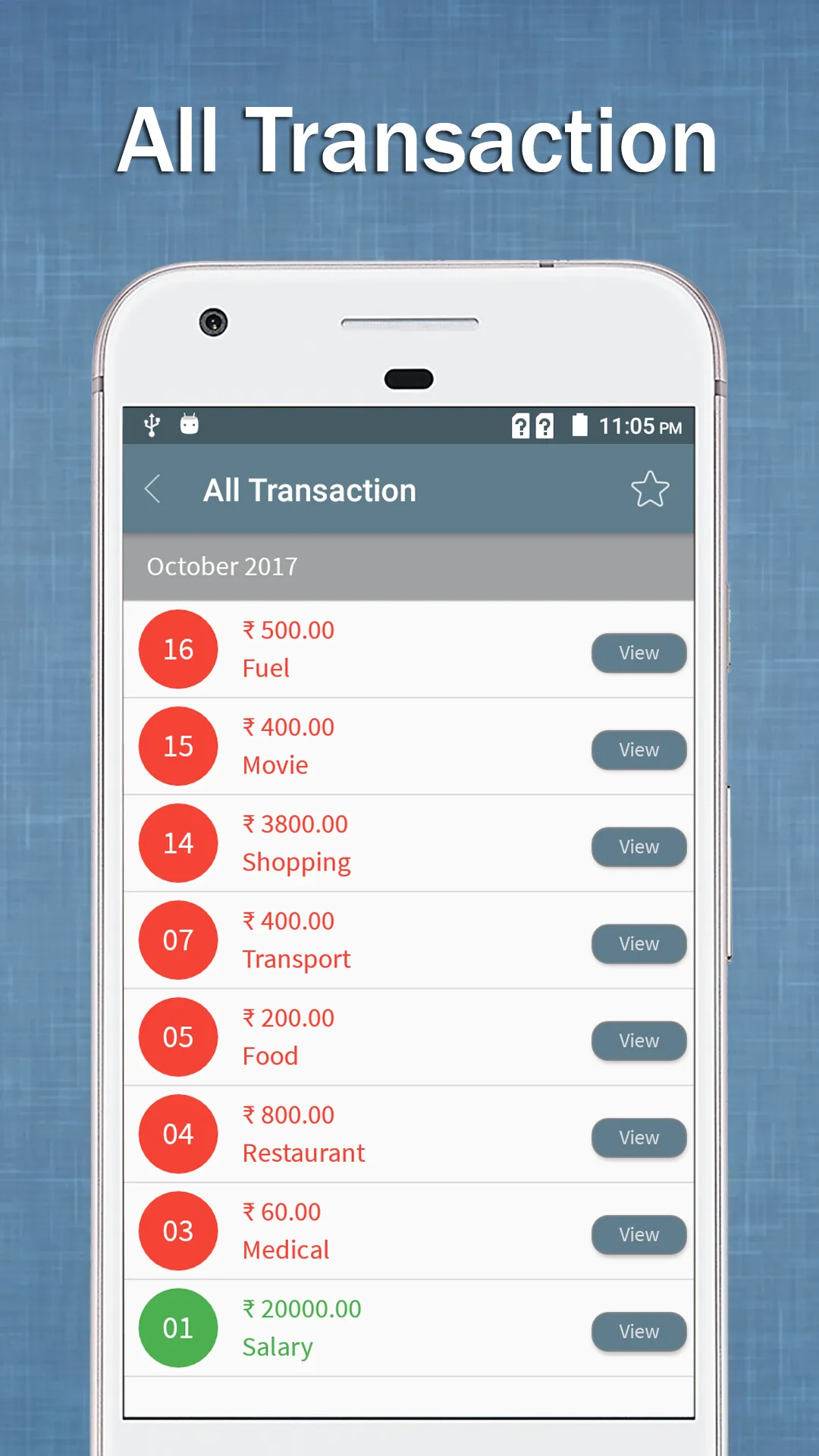 Daily Expenses Manager | Indus Appstore | Screenshot