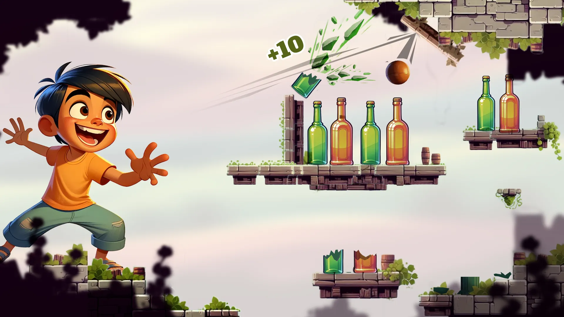 Bottle Shooting Game | Indus Appstore | Screenshot