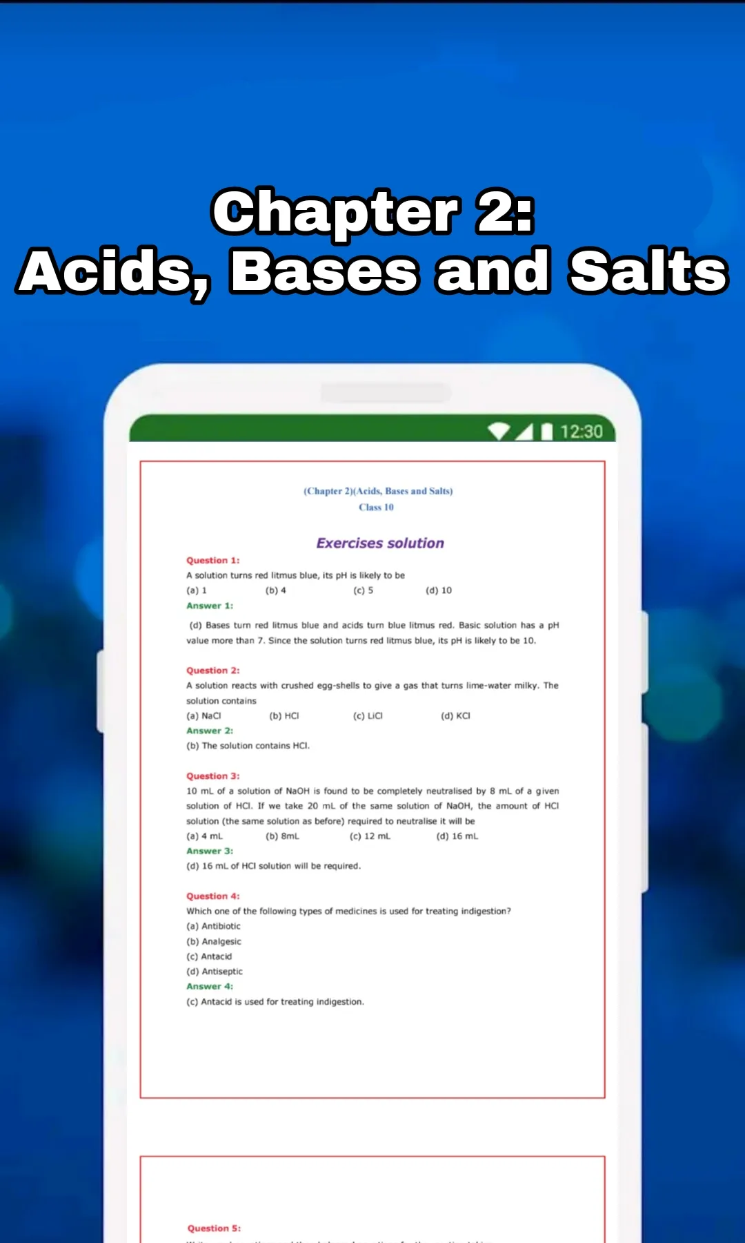 Class 10 Science Notes English | Indus Appstore | Screenshot