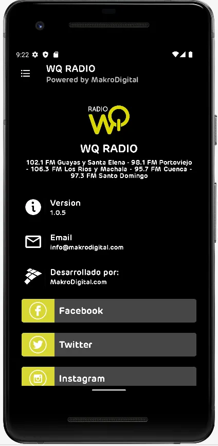 WQ radio | Indus Appstore | Screenshot