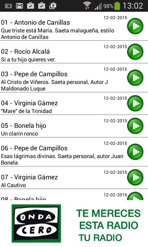 Al Hombro Onda Cero | Indus Appstore | Screenshot