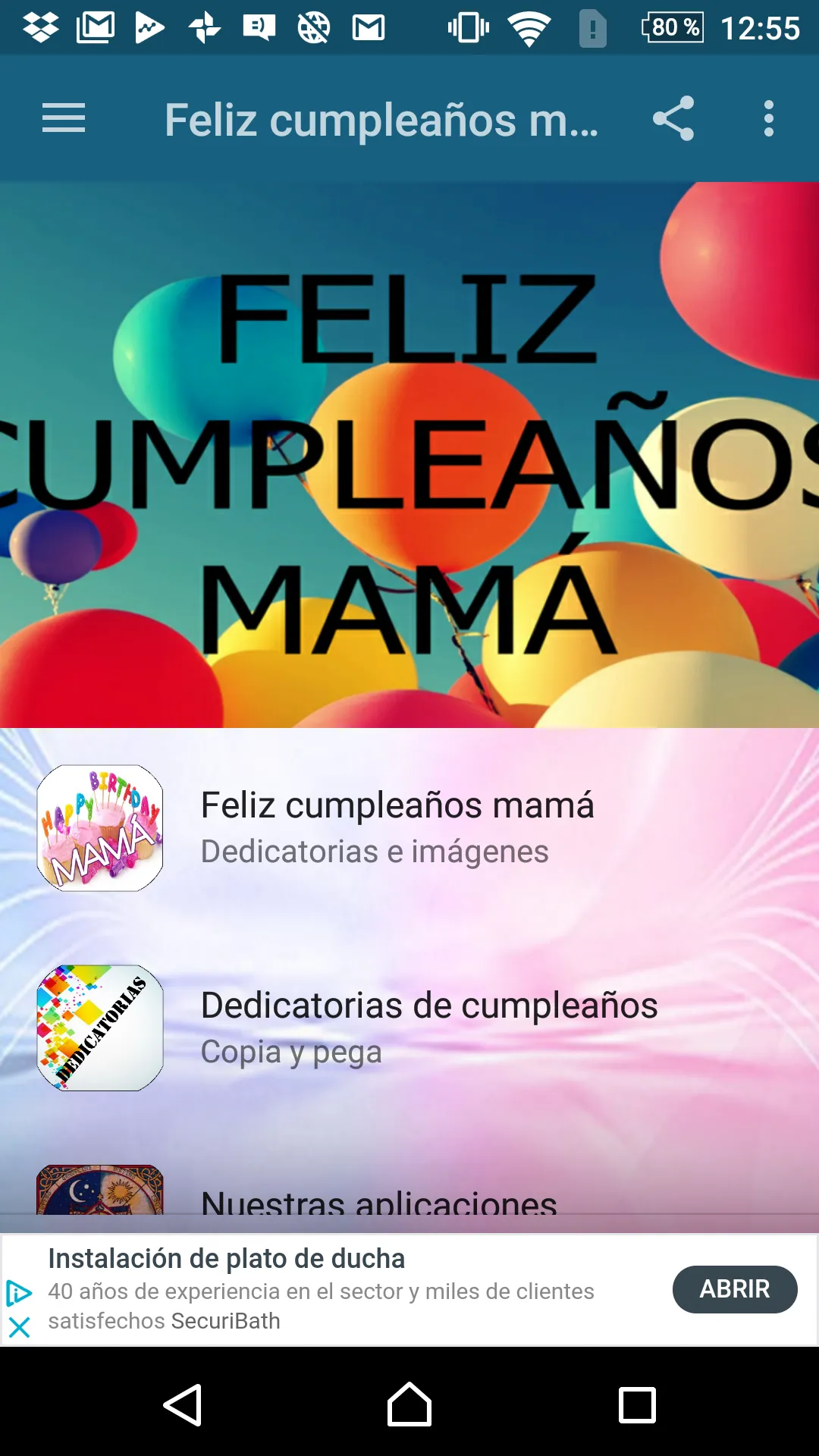 Mamá es única Gran Cumpleaños | Indus Appstore | Screenshot