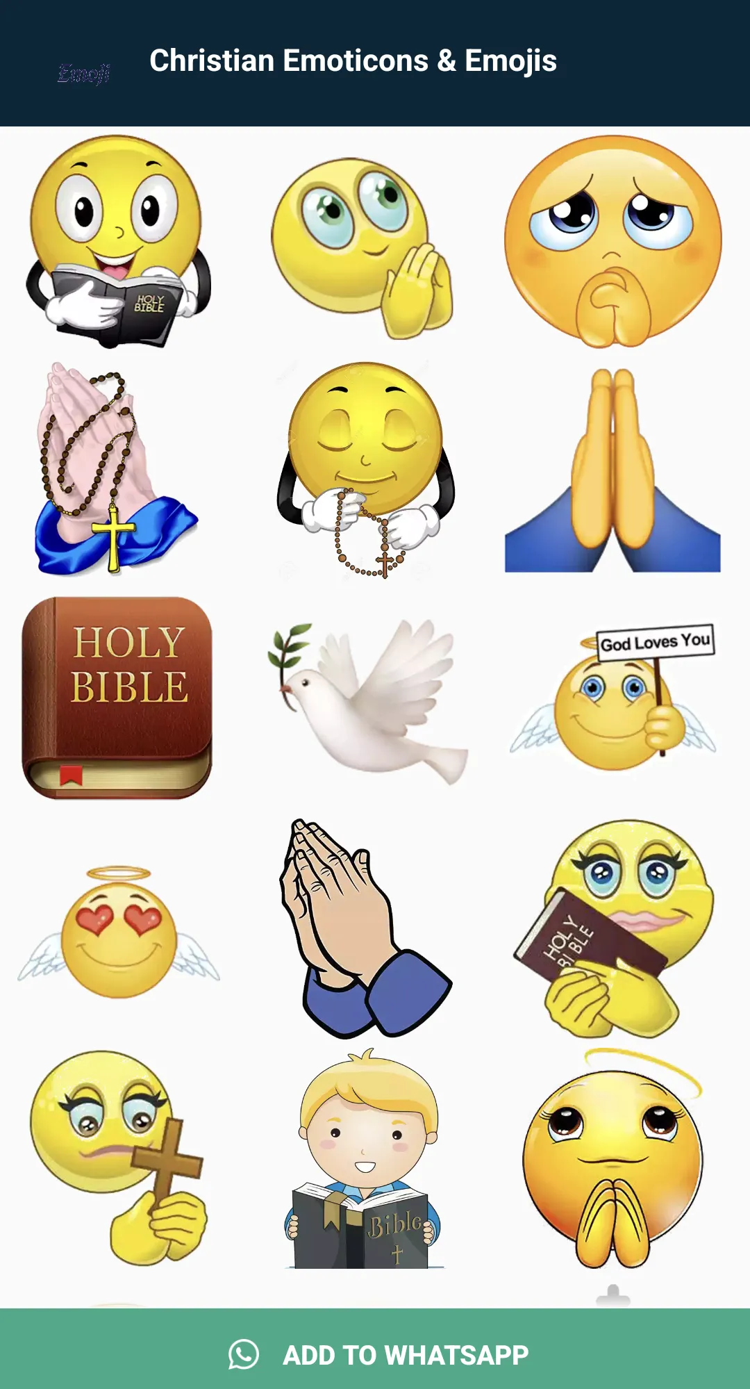 Christian Stickers | Indus Appstore | Screenshot