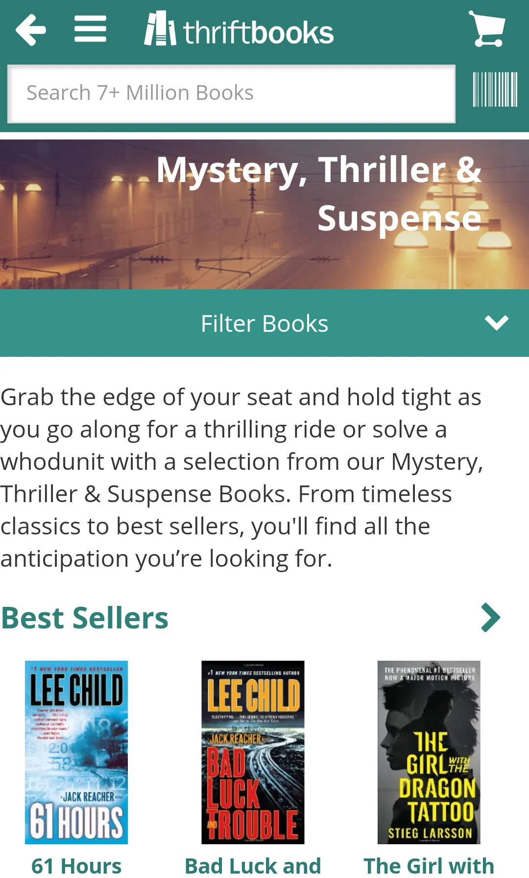 ThriftBooks: New & Used Books | Indus Appstore | Screenshot