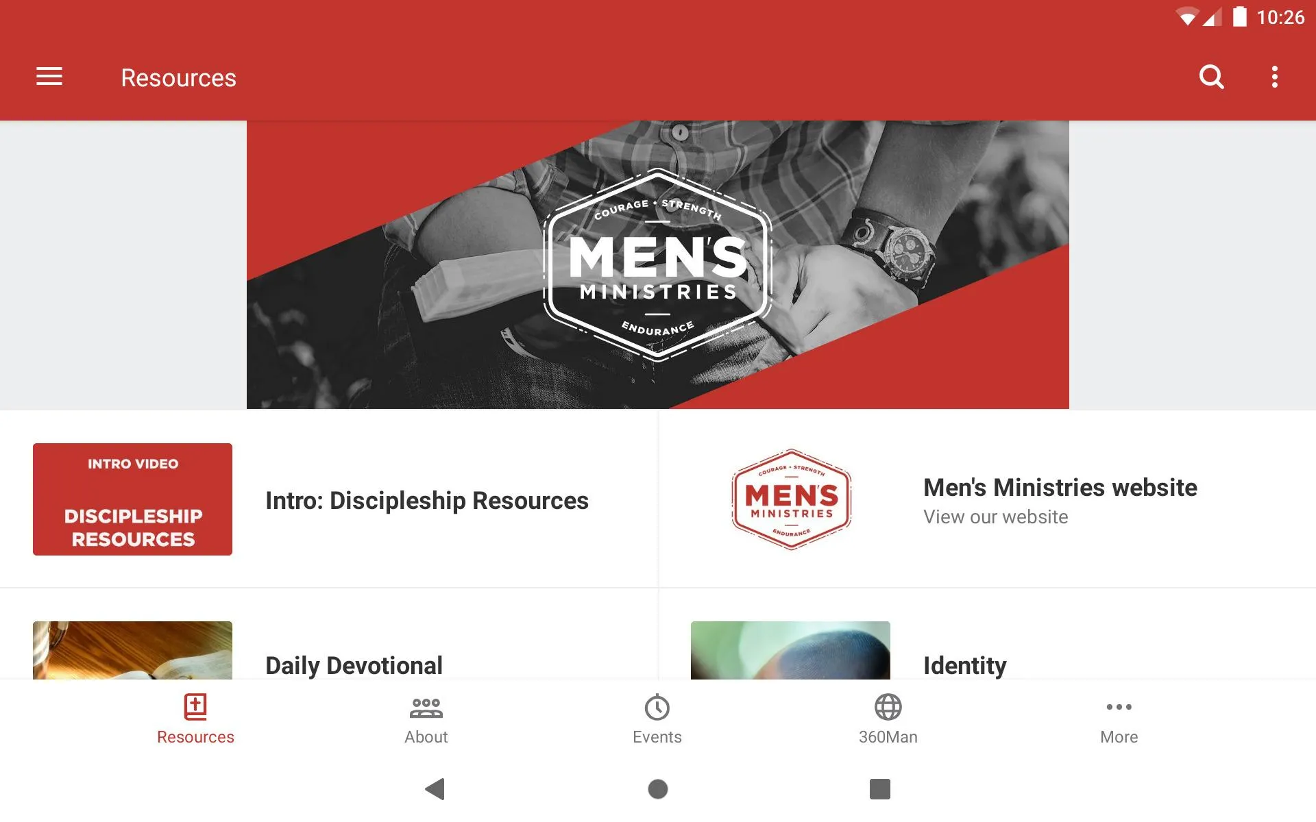 Mens Ministries | Indus Appstore | Screenshot