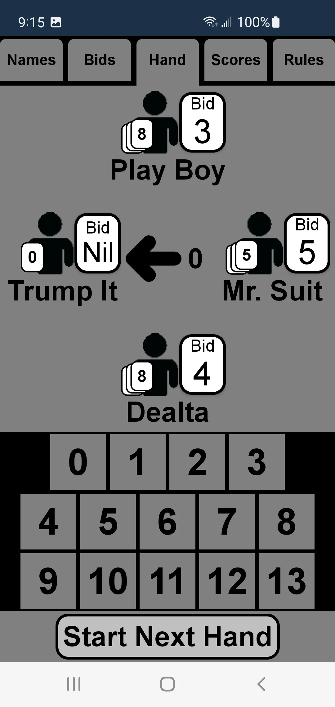 Spades Scorekeeper | Indus Appstore | Screenshot