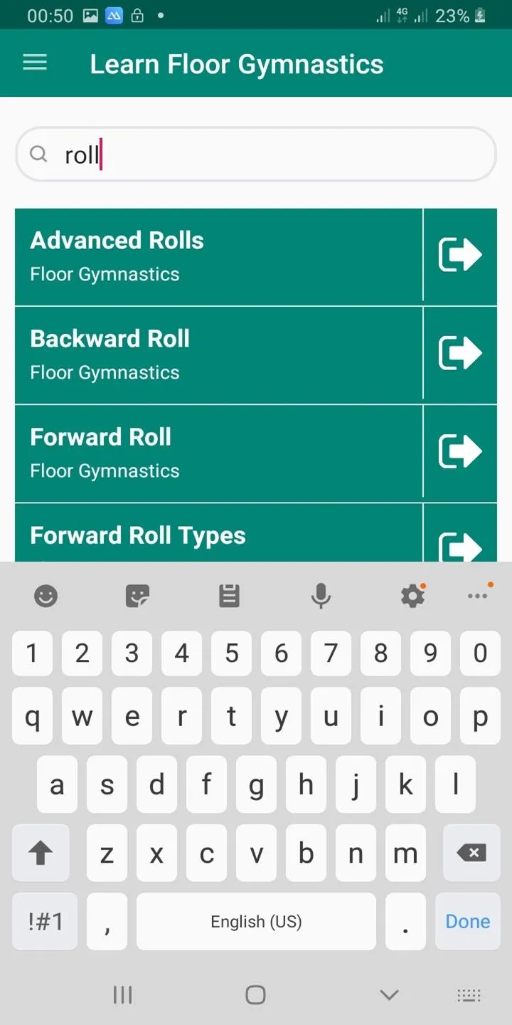 Floor Gymnastic Techniques | Indus Appstore | Screenshot