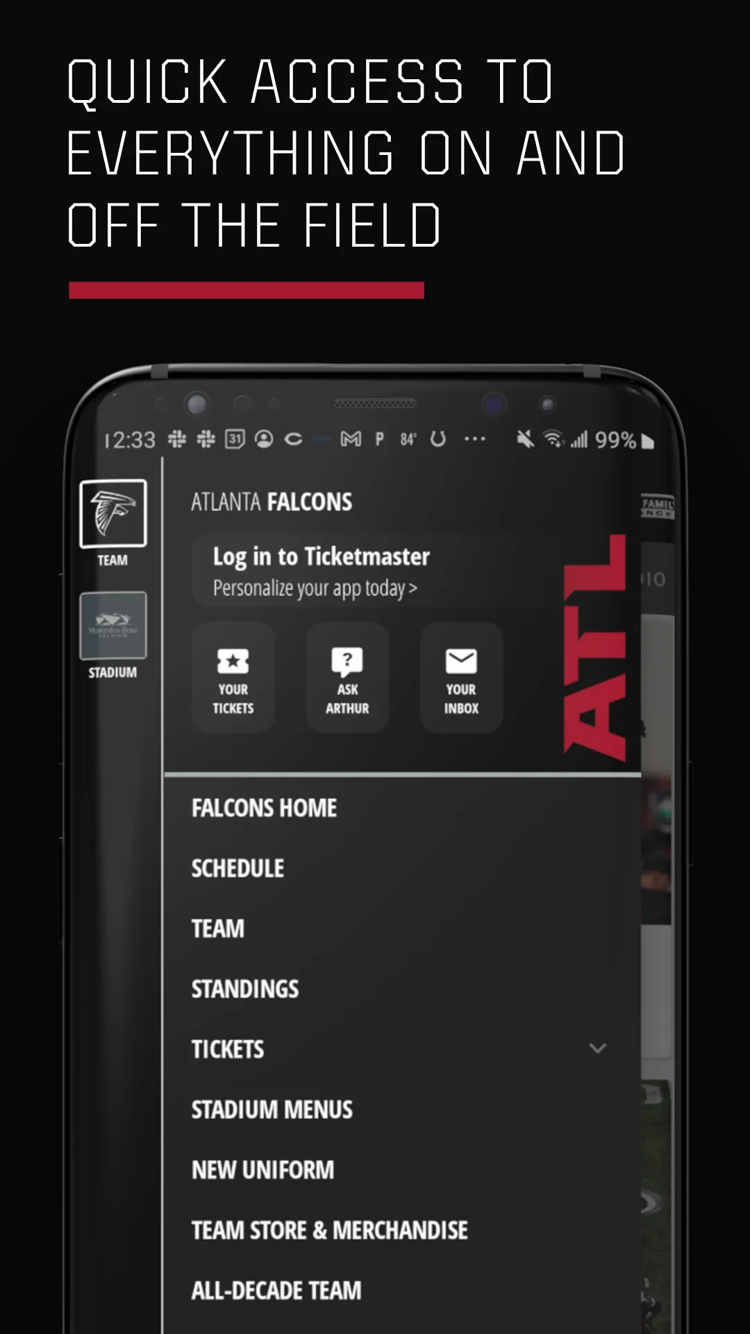 Atlanta Falcons Mobile | Indus Appstore | Screenshot