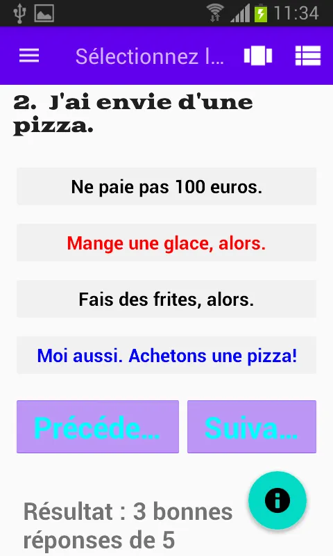 French Quiz App | Indus Appstore | Screenshot