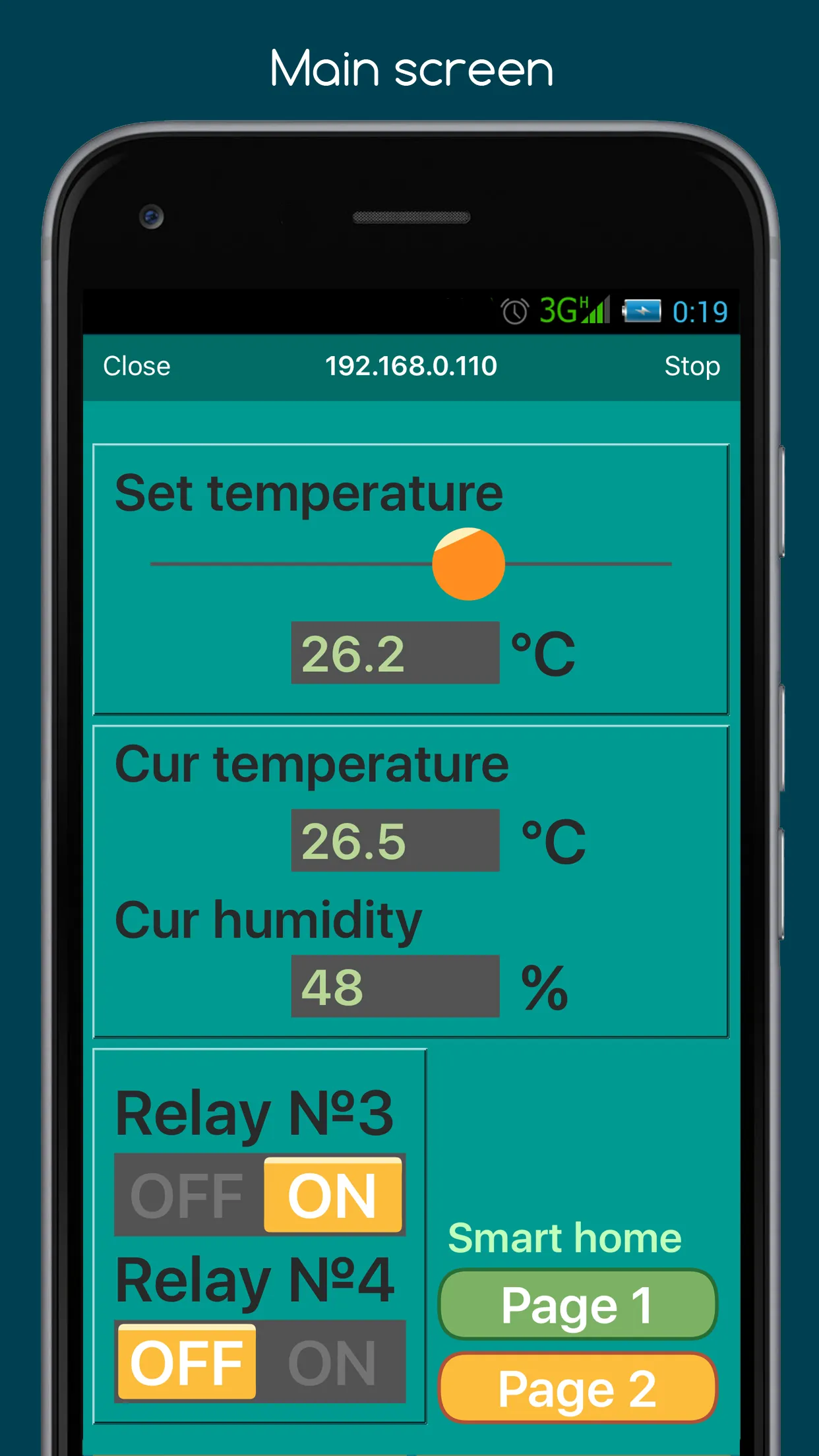 RemoteXY: Arduino control | Indus Appstore | Screenshot