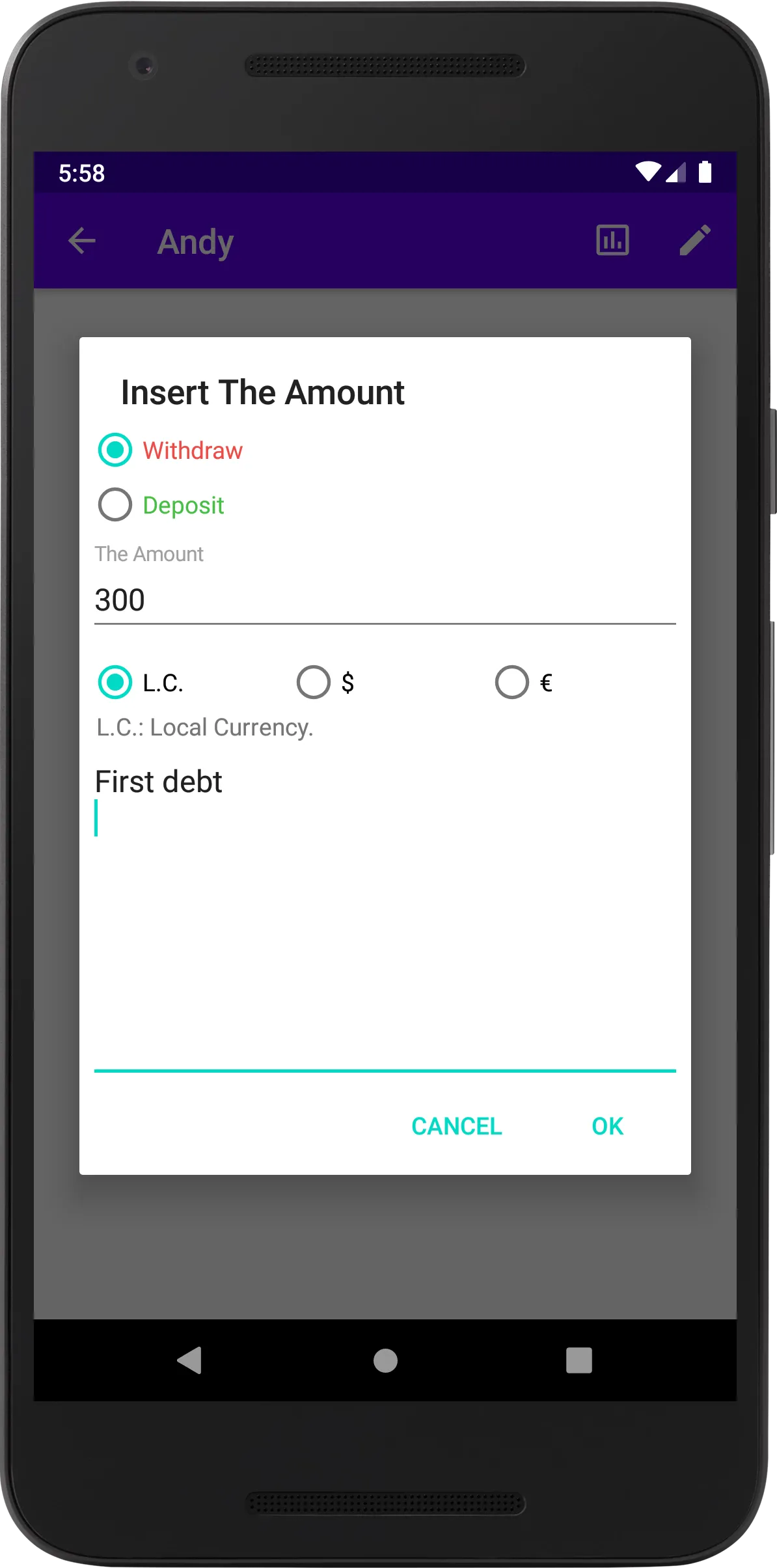 Debt Book | Indus Appstore | Screenshot