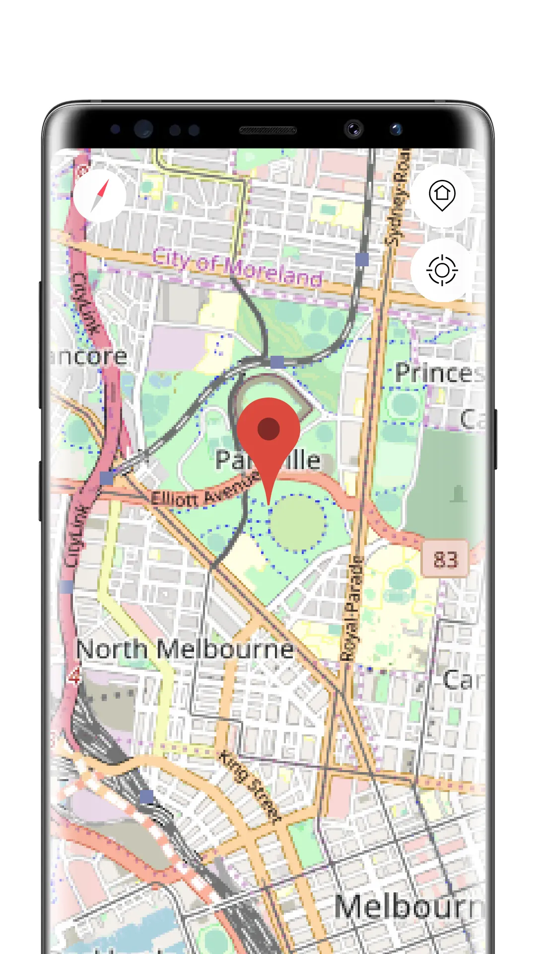 Melbourne Offline Map | Indus Appstore | Screenshot