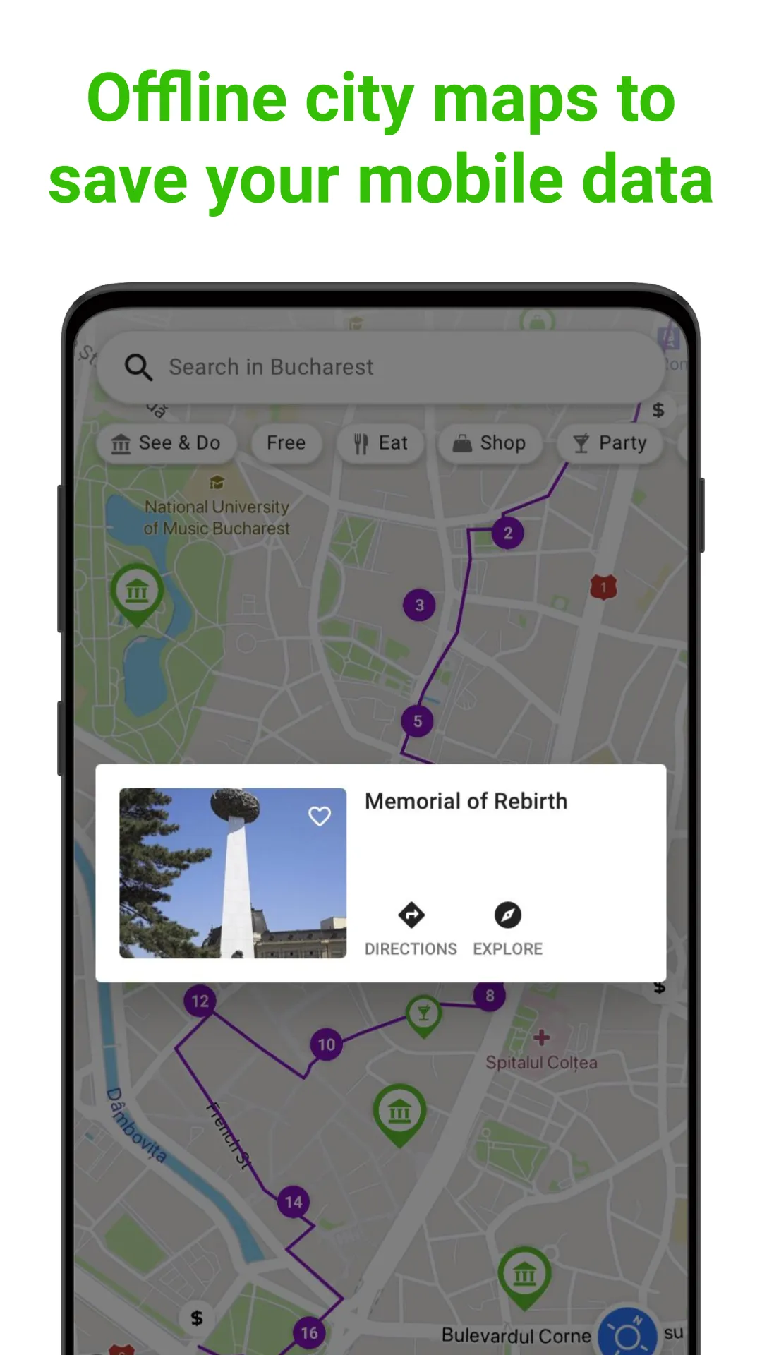 Bucharest SmartGuide | Indus Appstore | Screenshot