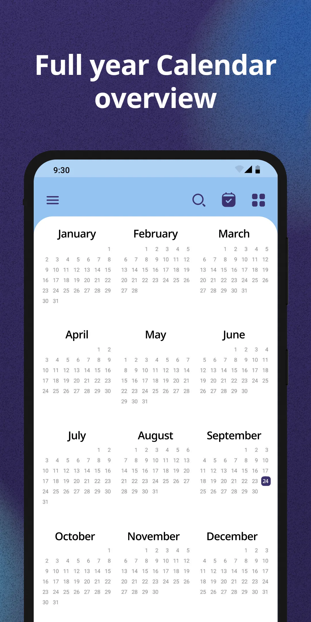 Calendar: Daily Agenda Planner | Indus Appstore | Screenshot