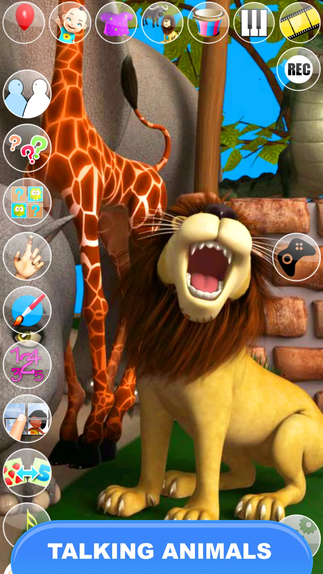 Talking Baby Babsy At The Zoo | Indus Appstore | Screenshot