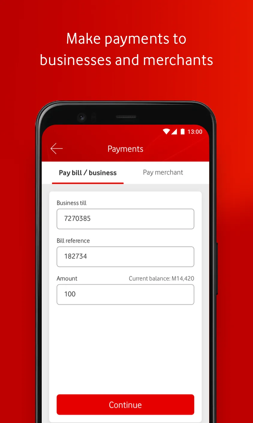 My M-Pesa Lesotho | Indus Appstore | Screenshot