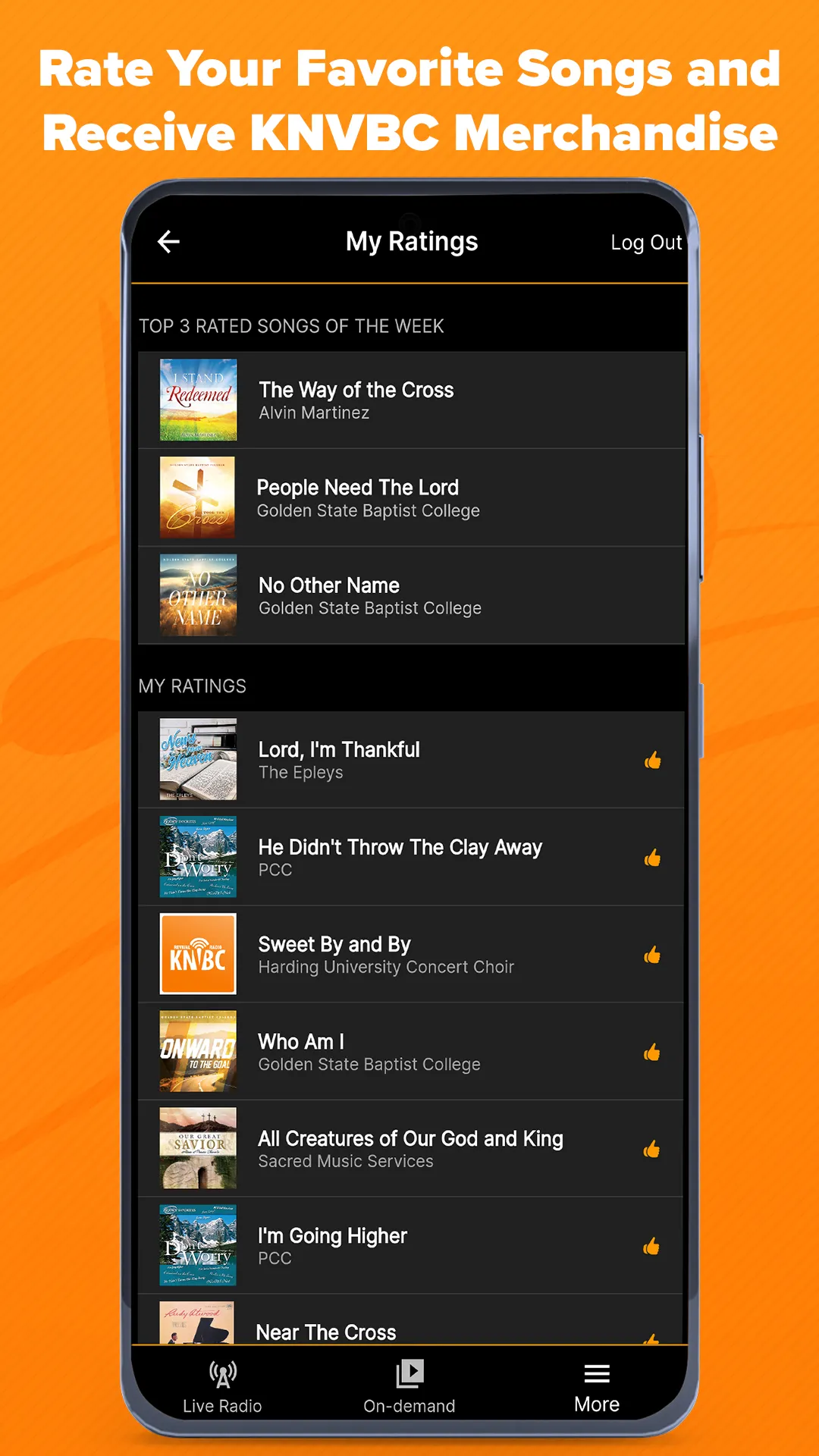 Christian Radio: KNVBC | Indus Appstore | Screenshot