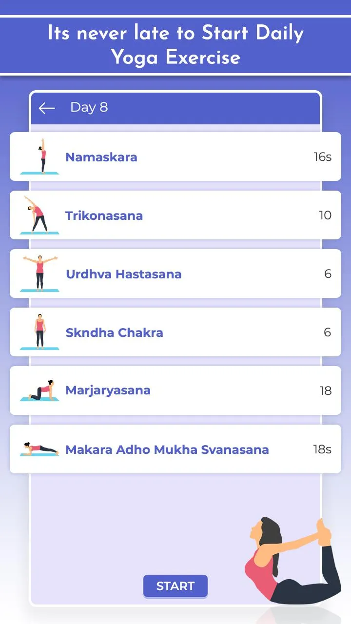 Daily Yoga Exercise - Yoga Wor | Indus Appstore | Screenshot