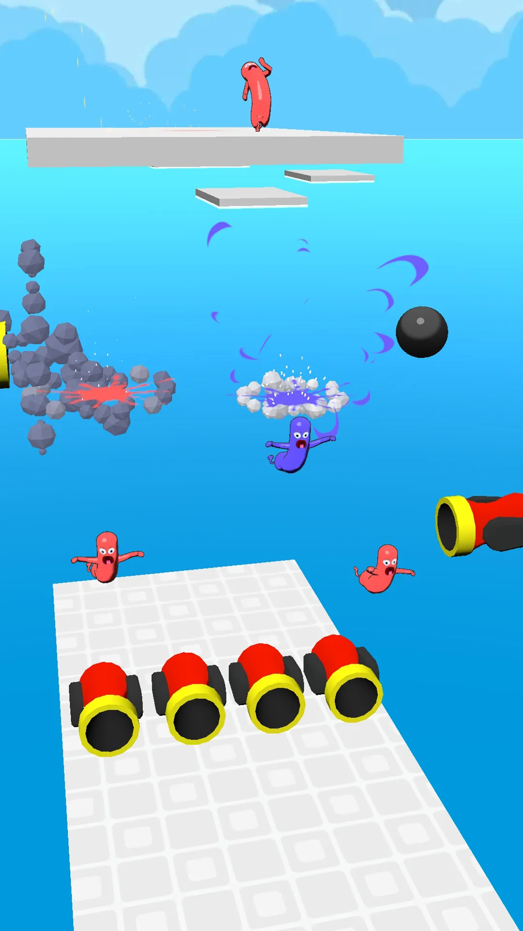 Falling Sausage - Fun Race 3D | Indus Appstore | Screenshot