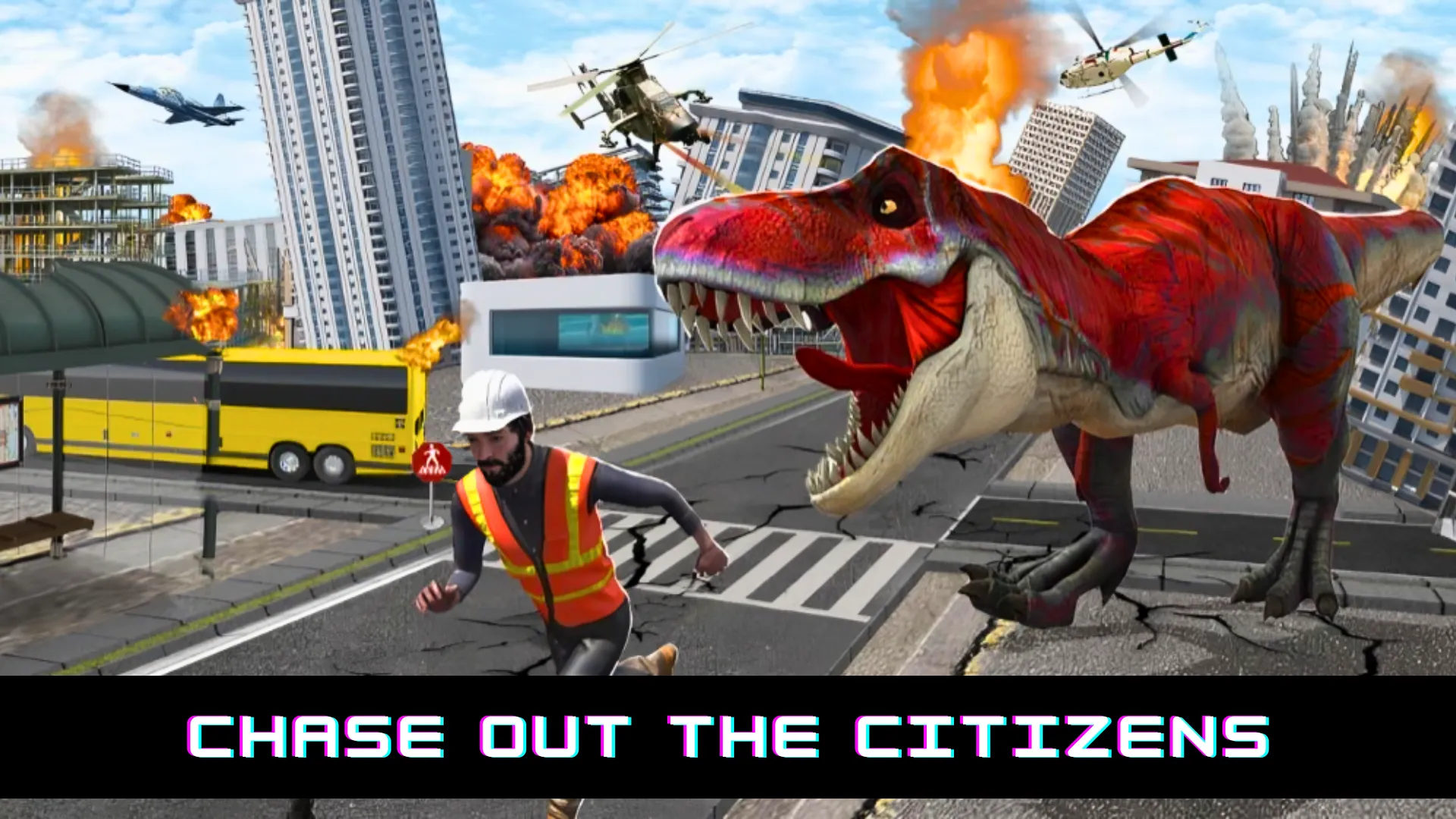 Rampage Dinosaur- Smash City | Indus Appstore | Screenshot