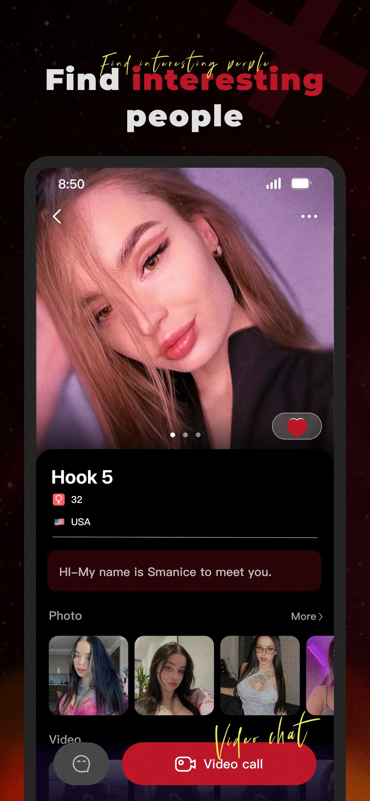 Hook8 - Live Video Chat | Indus Appstore | Screenshot