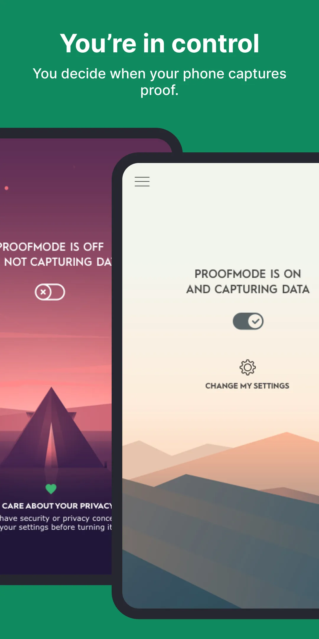 ProofMode: Verified Visuals | Indus Appstore | Screenshot