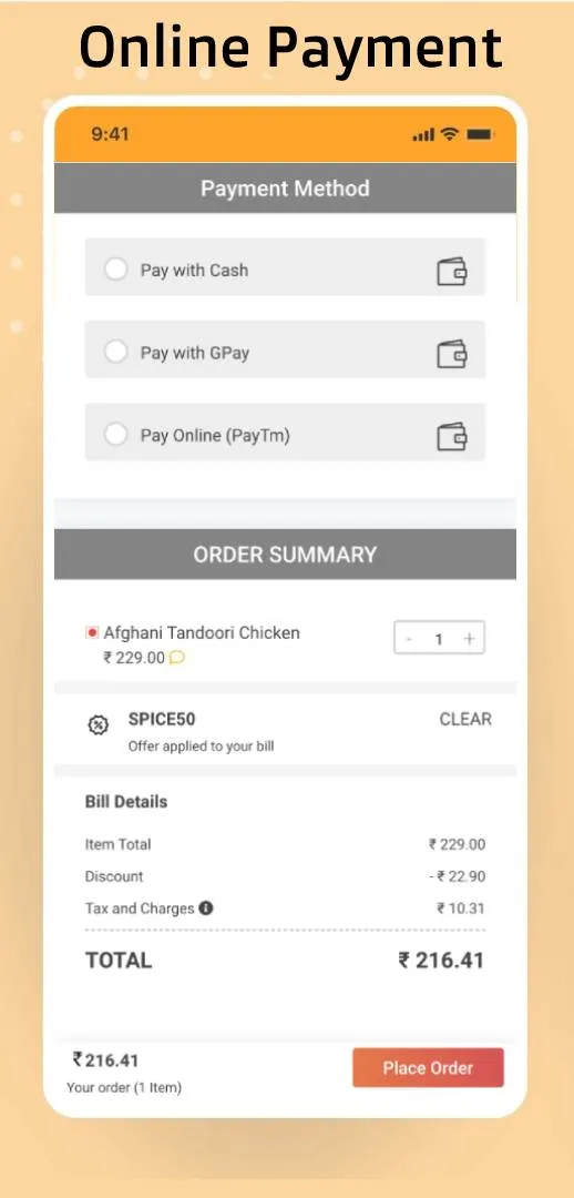 QRkey Food | Grocery Order | D | Indus Appstore | Screenshot