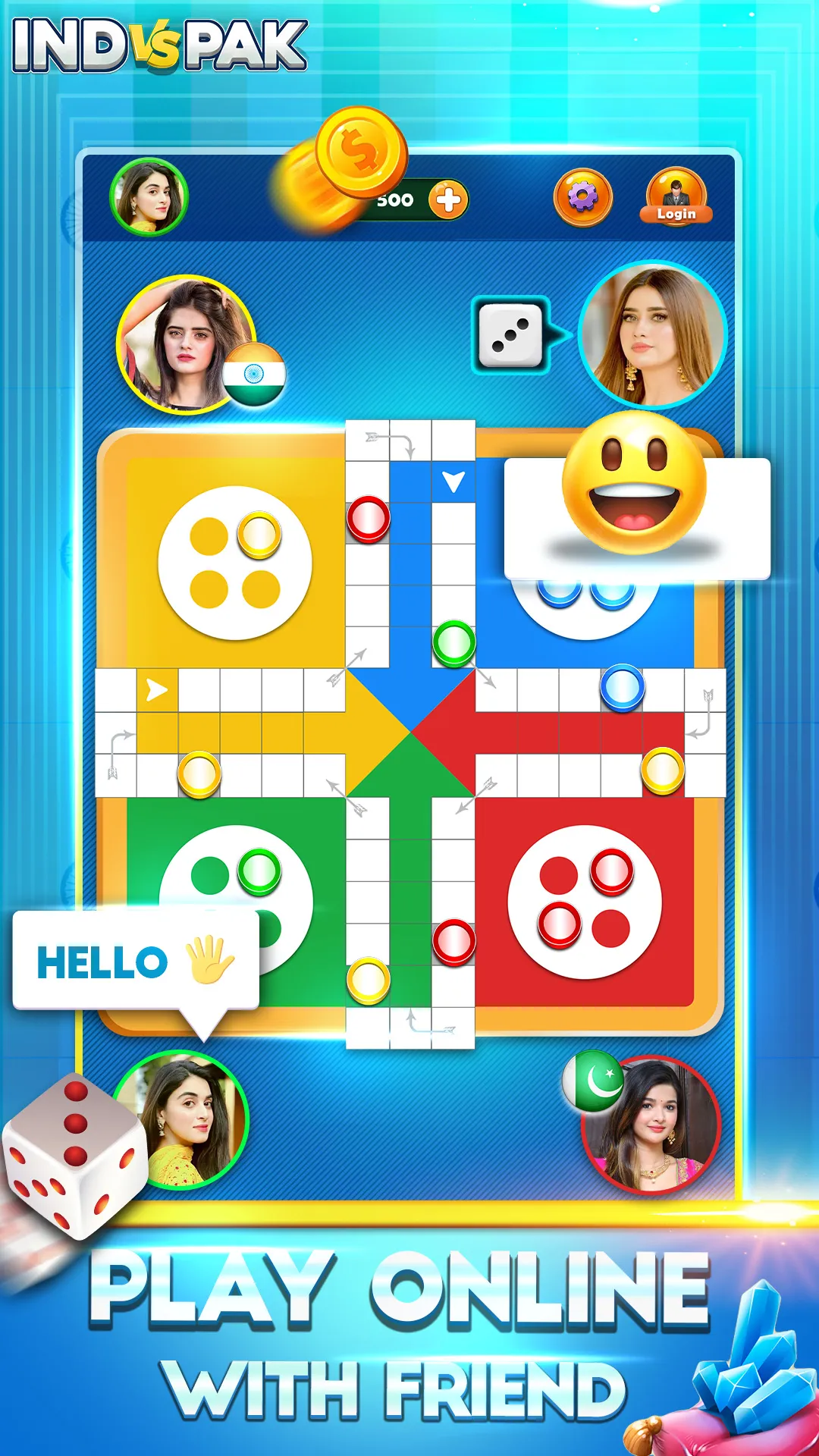 India vs Pakistan Ludo Online | Indus Appstore | Screenshot