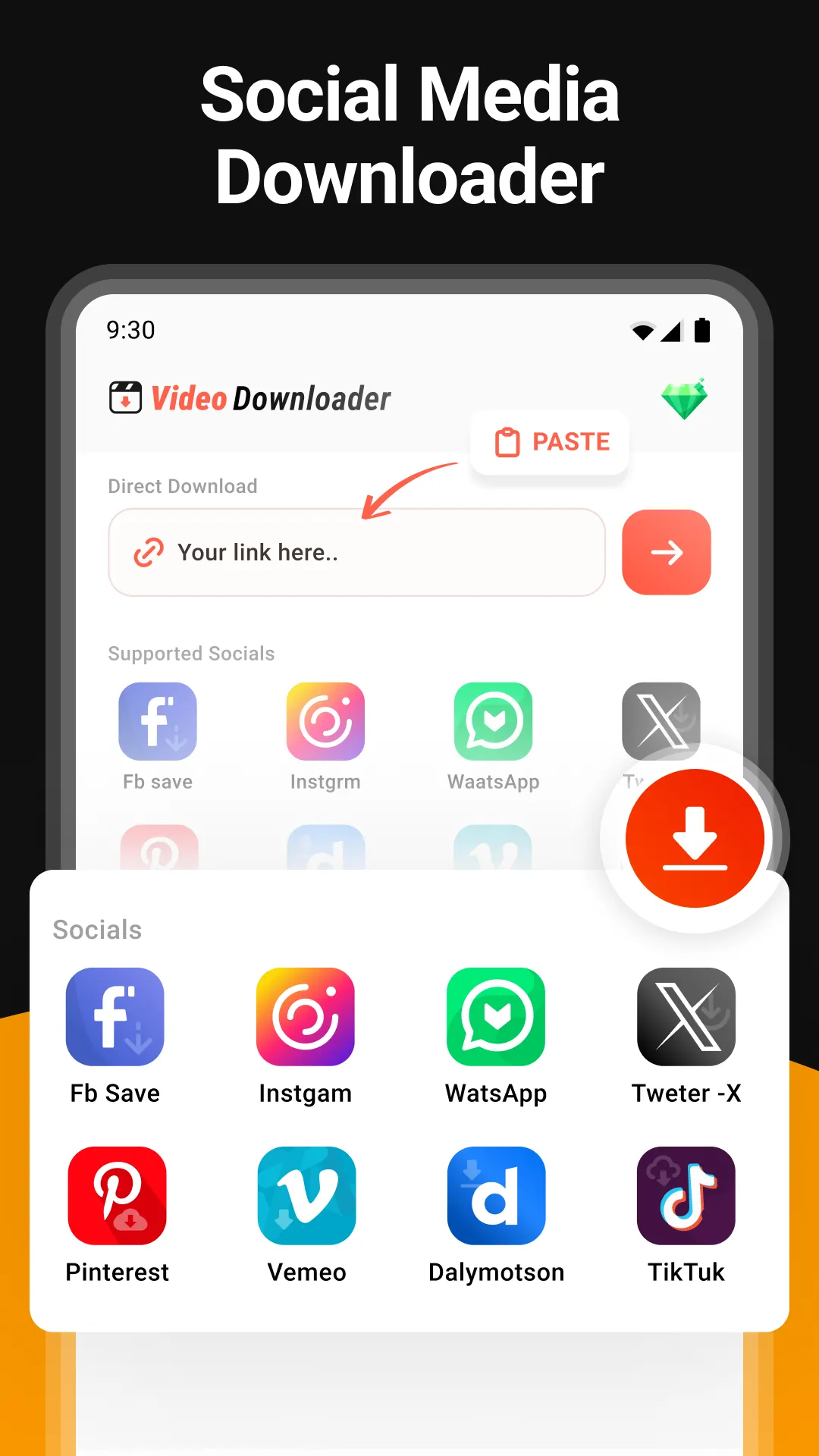 All video downloader and saver | Indus Appstore | Screenshot