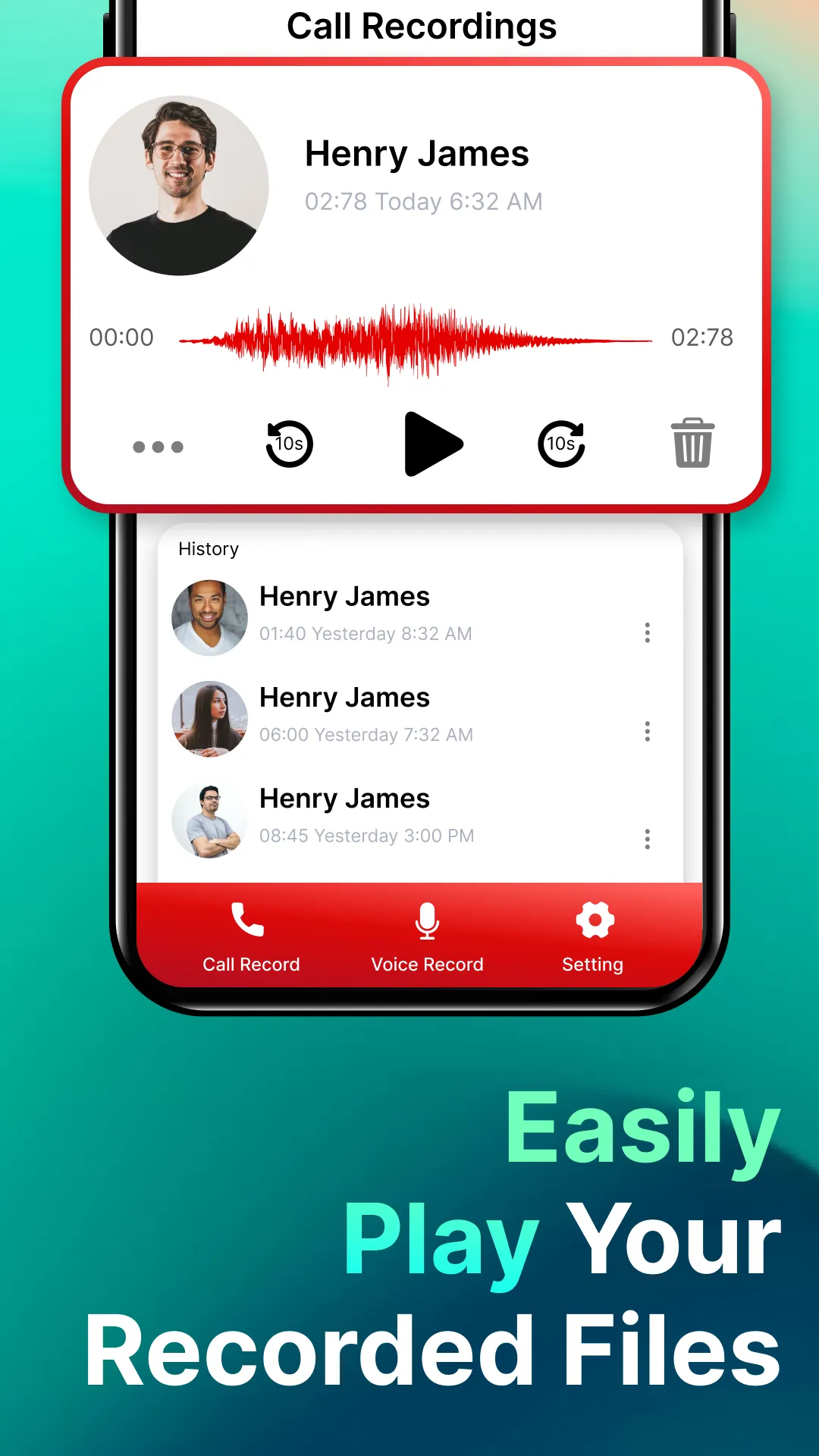 Auto Call recorder App | Indus Appstore | Screenshot