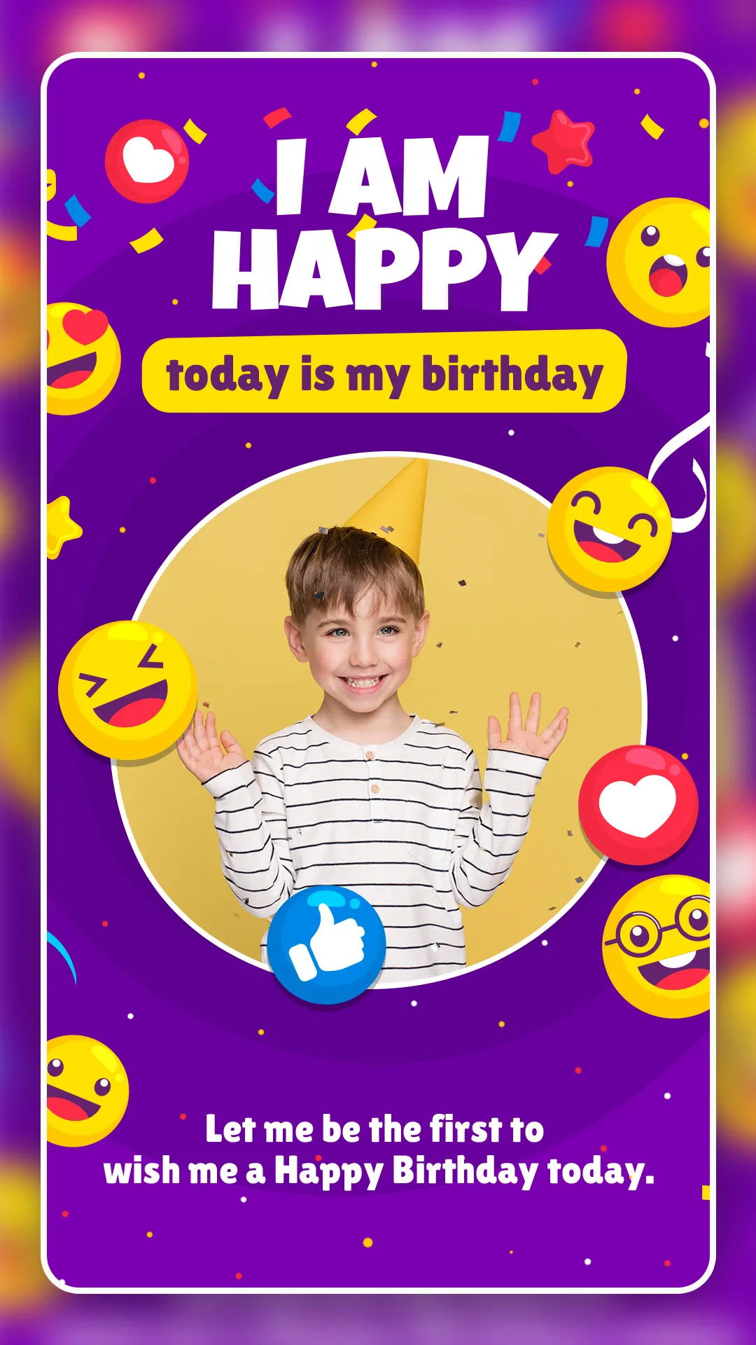 Birthday Photo Frame 2023 | Indus Appstore | Screenshot