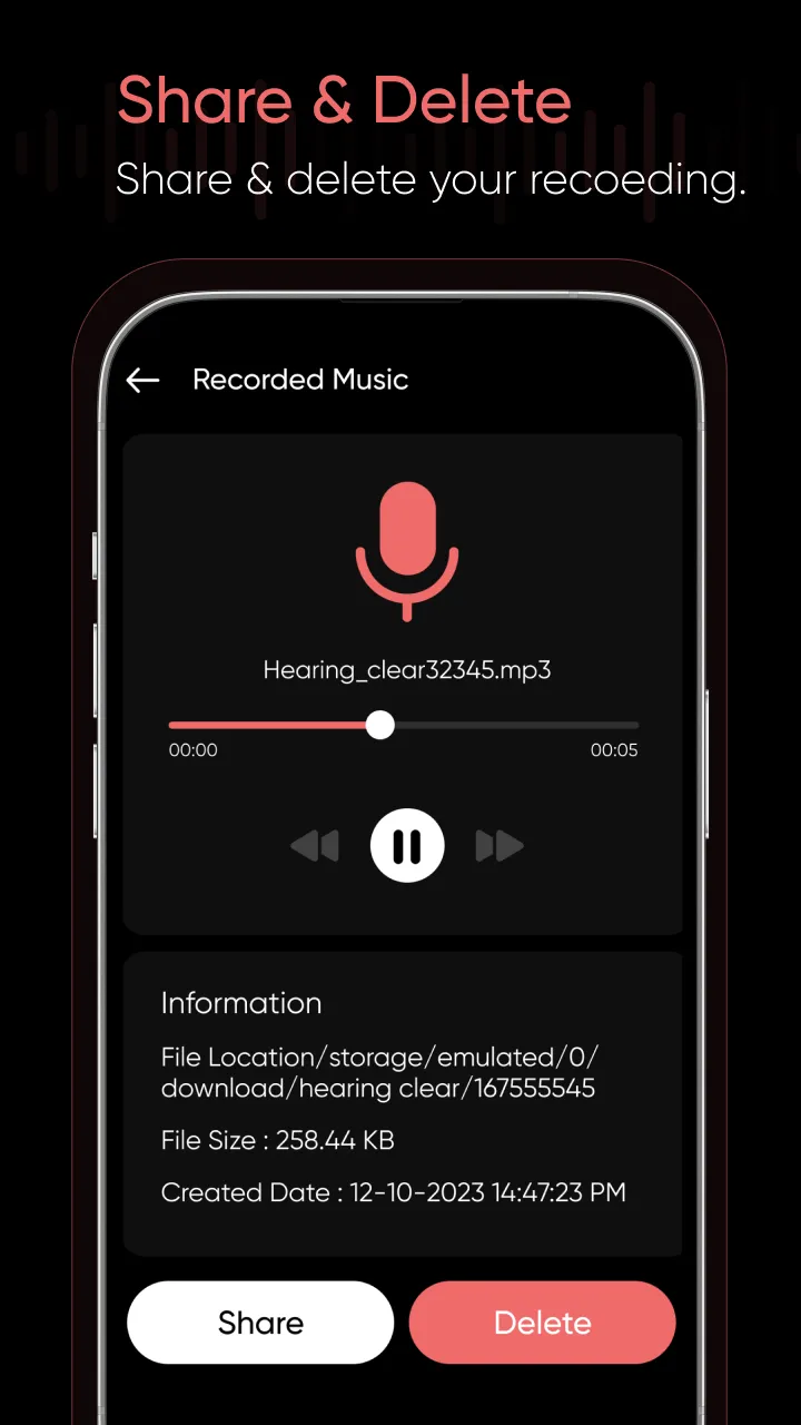 Hearing Clear: Sound Amplifier | Indus Appstore | Screenshot