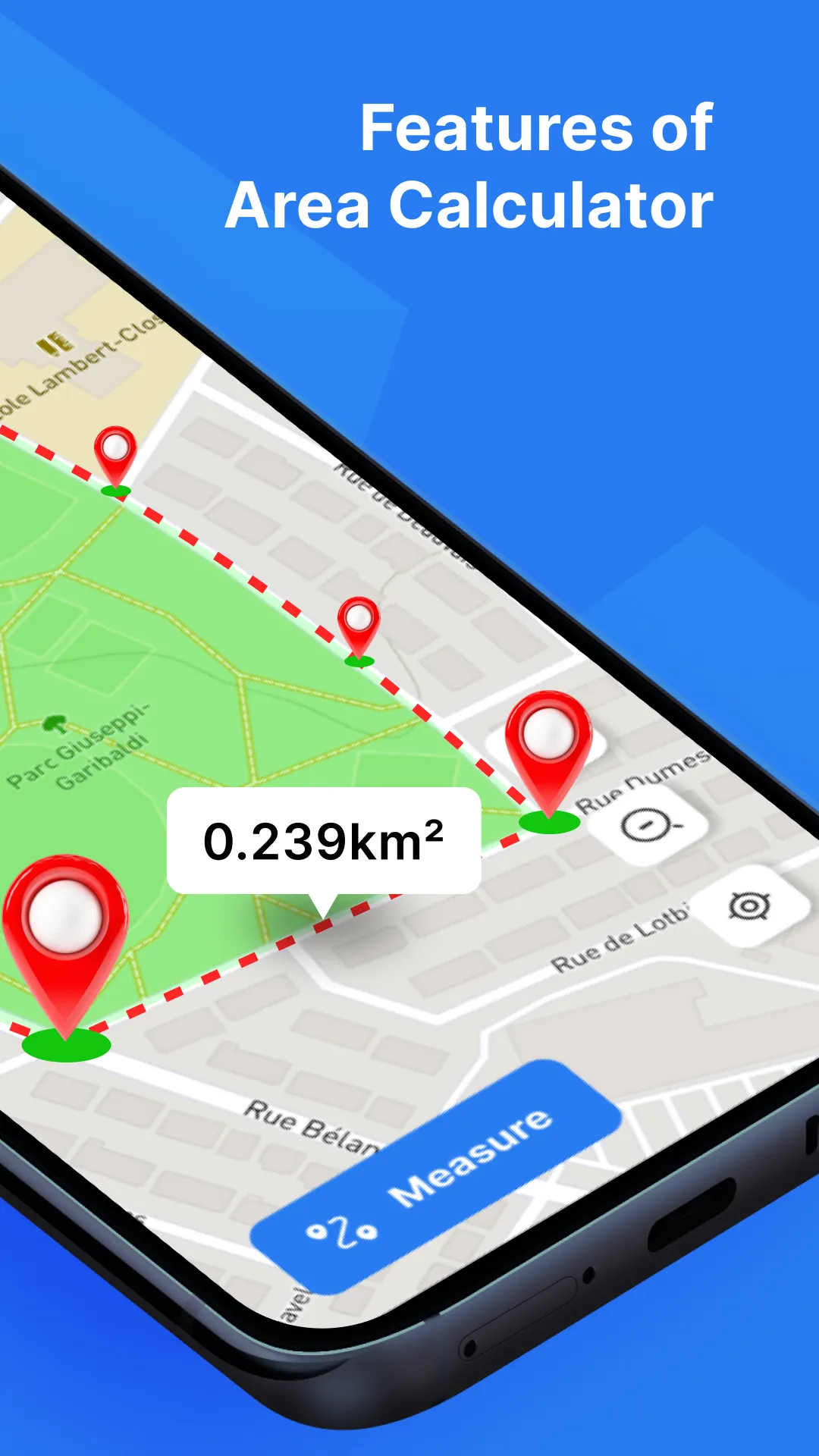 Distance & Land Area Measure | Indus Appstore | Screenshot