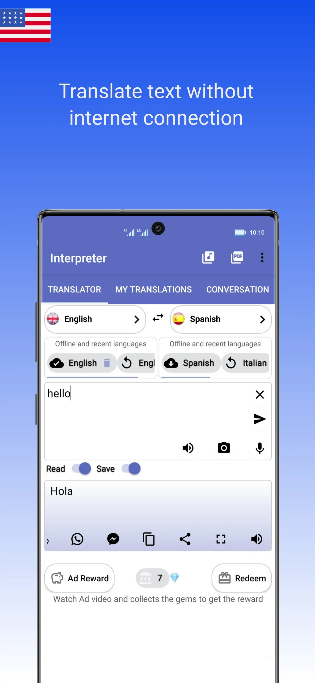 Interpreter Voice Translator | Indus Appstore | Screenshot