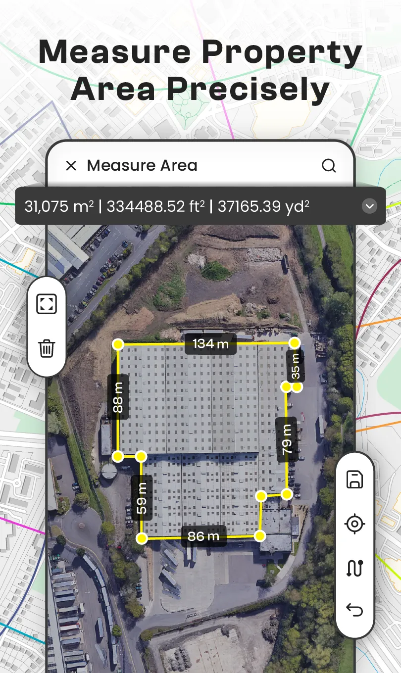 GPS Land Field Area Measure | Indus Appstore | Screenshot