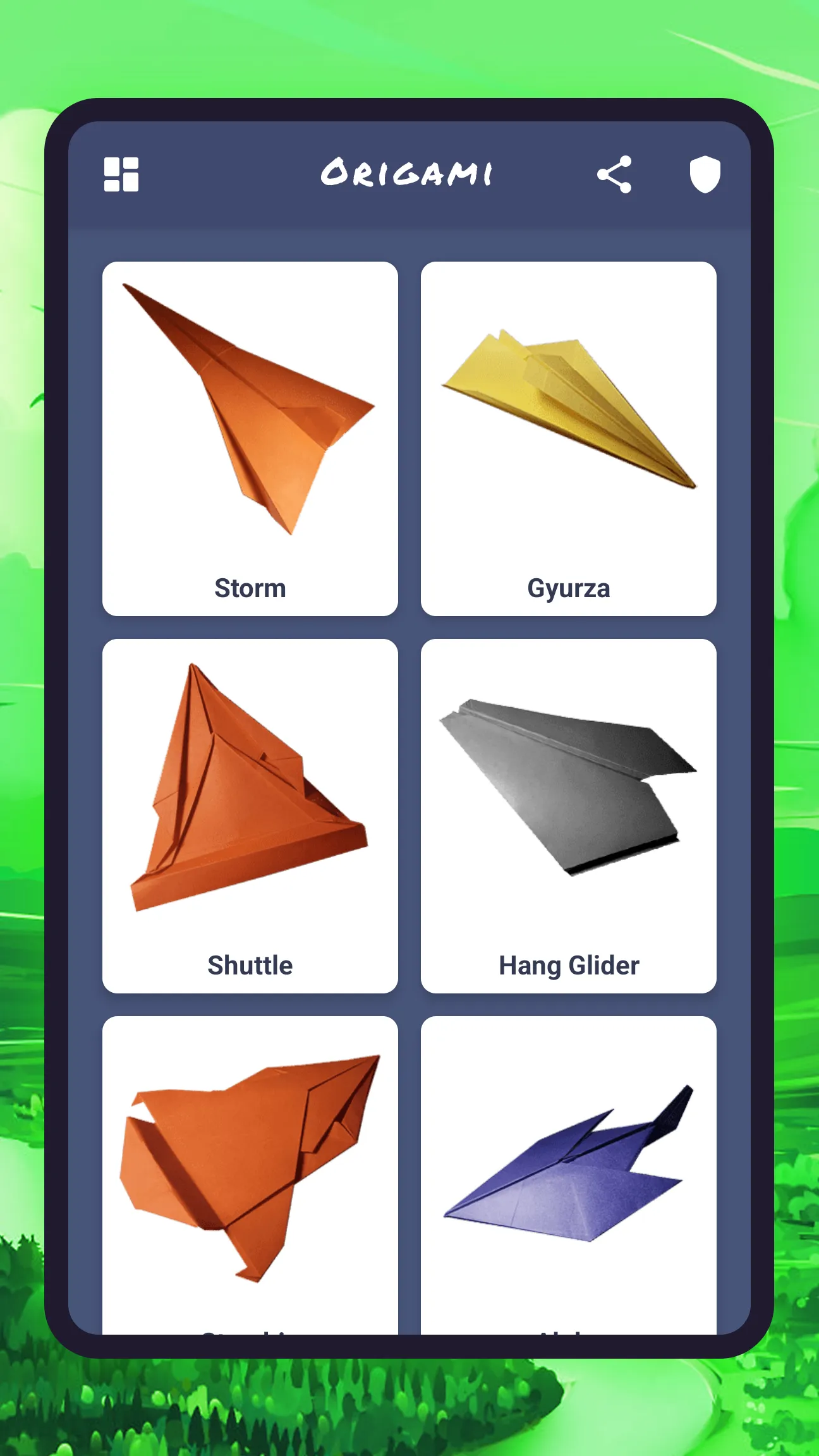 Origami aircraft, paper | Indus Appstore | Screenshot