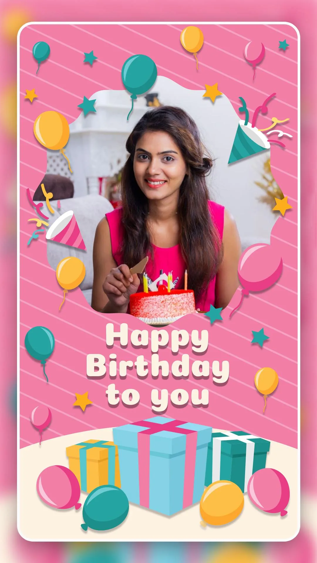 Birthday Photo Frame 2023 | Indus Appstore | Screenshot