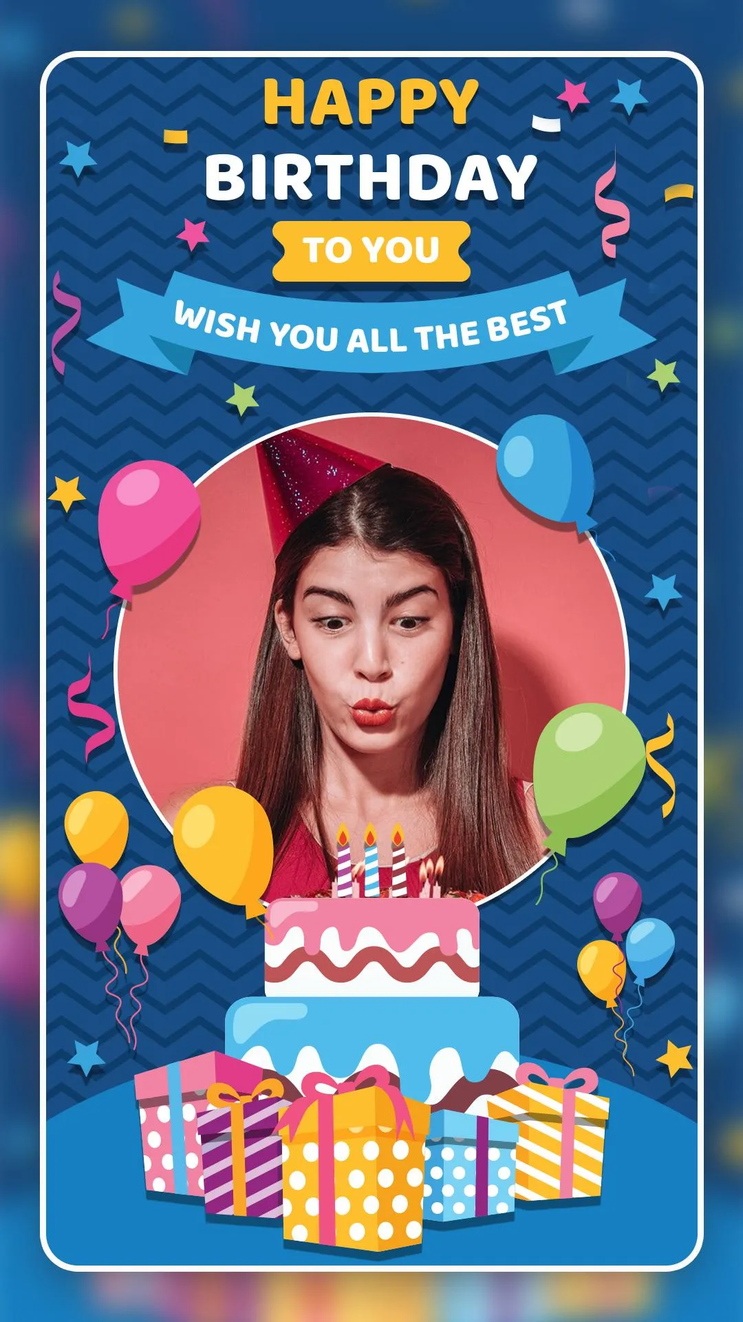 Birthday Photo Frame 2023 | Indus Appstore | Screenshot