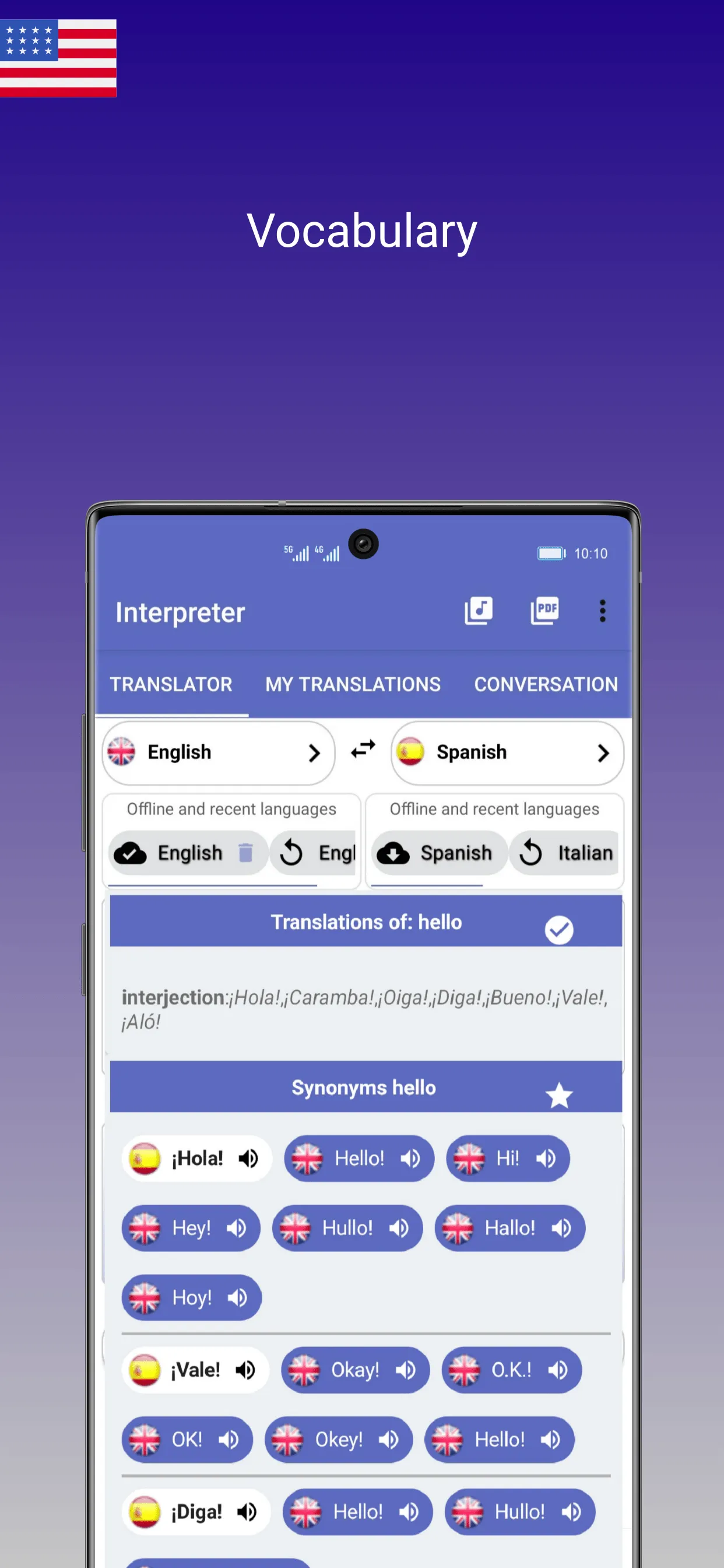 Interpreter Voice Translator | Indus Appstore | Screenshot