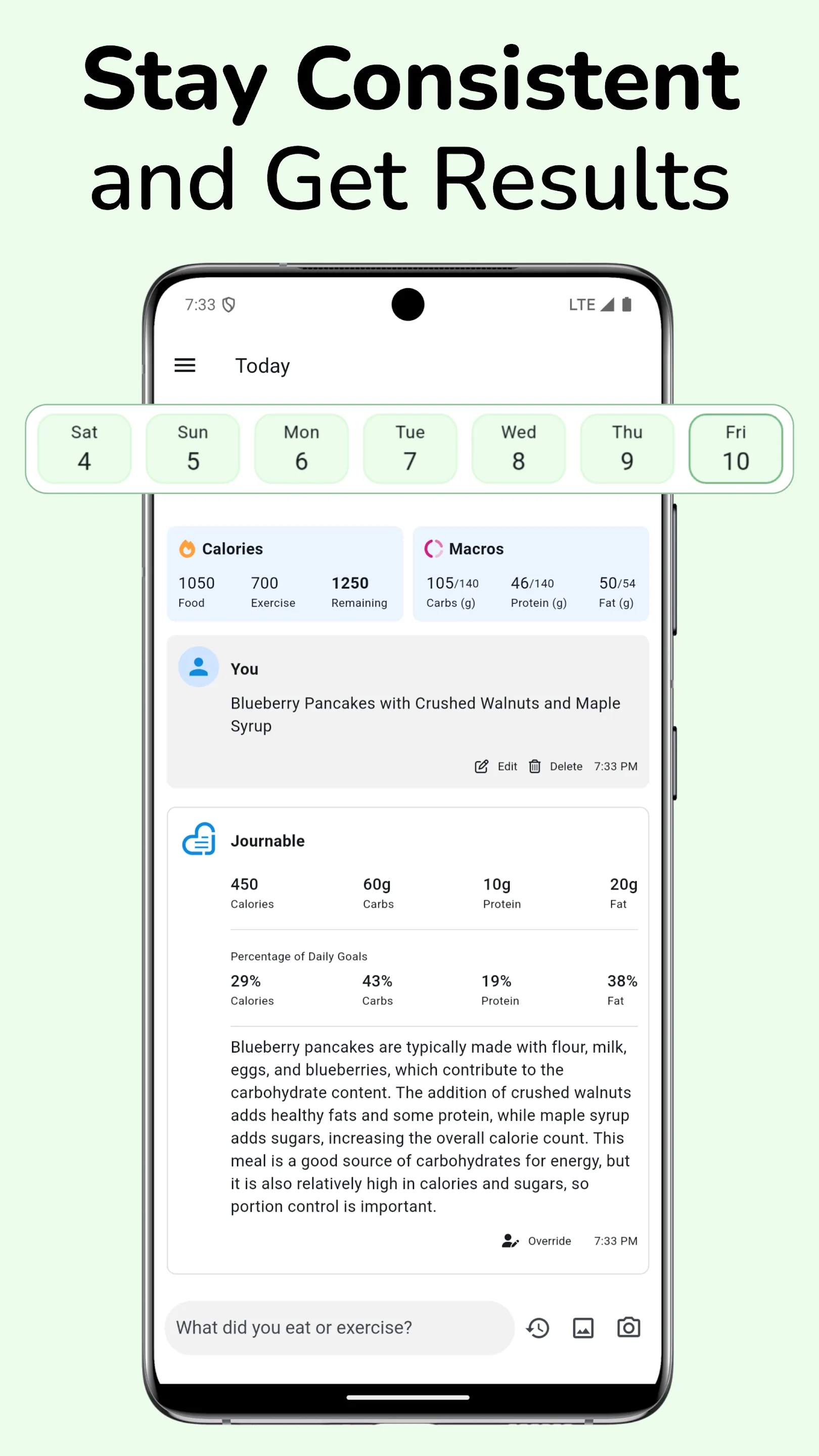 Journable — AI Calorie Counter | Indus Appstore | Screenshot