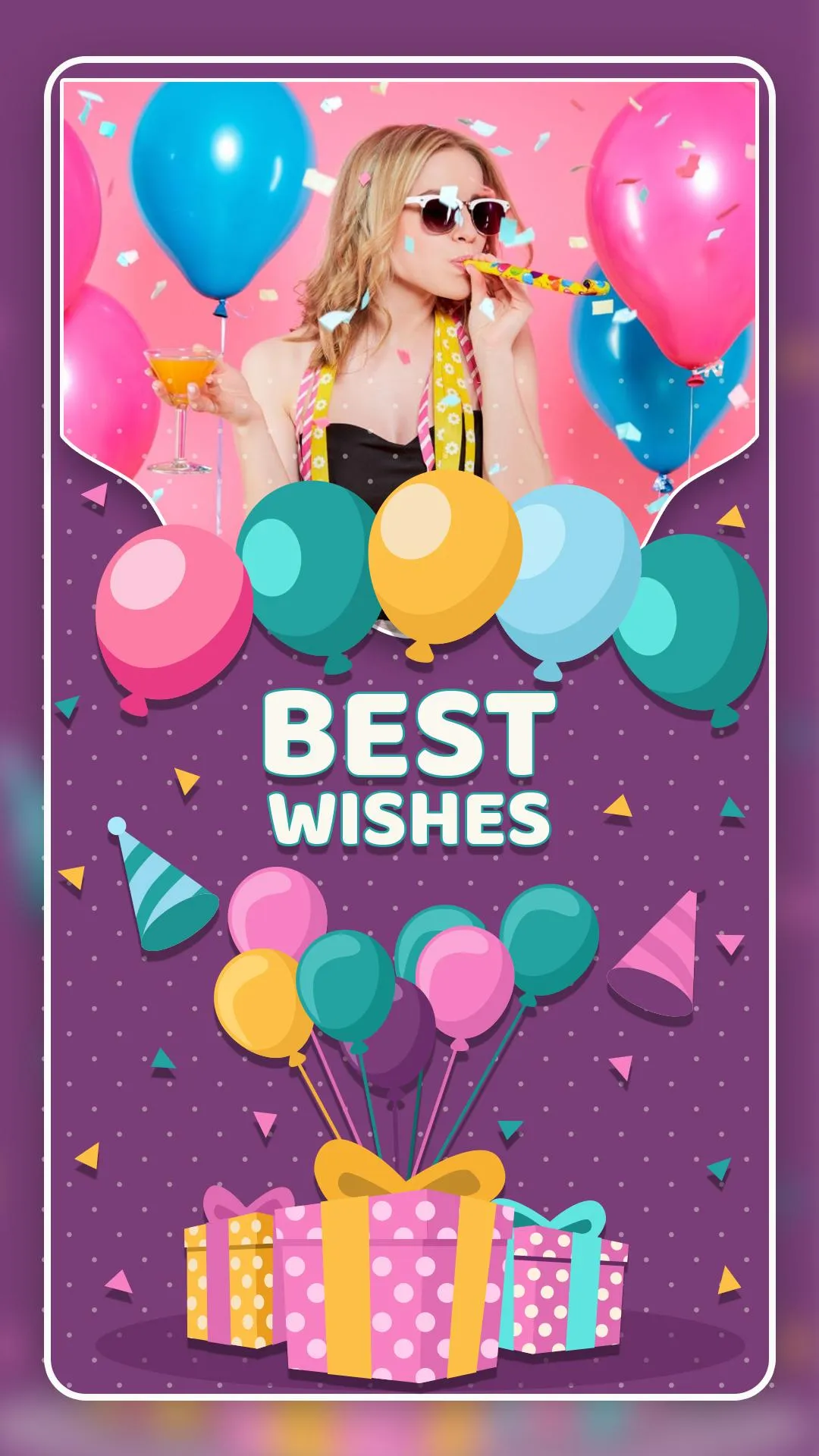 Birthday Photo Frame 2023 | Indus Appstore | Screenshot