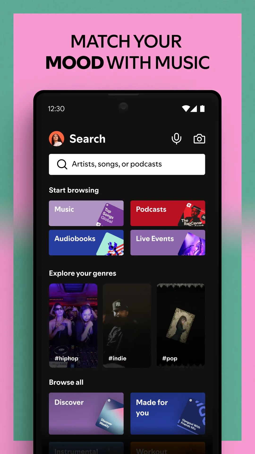 Spotify: Music and Podcasts | Indus Appstore | Screenshot
