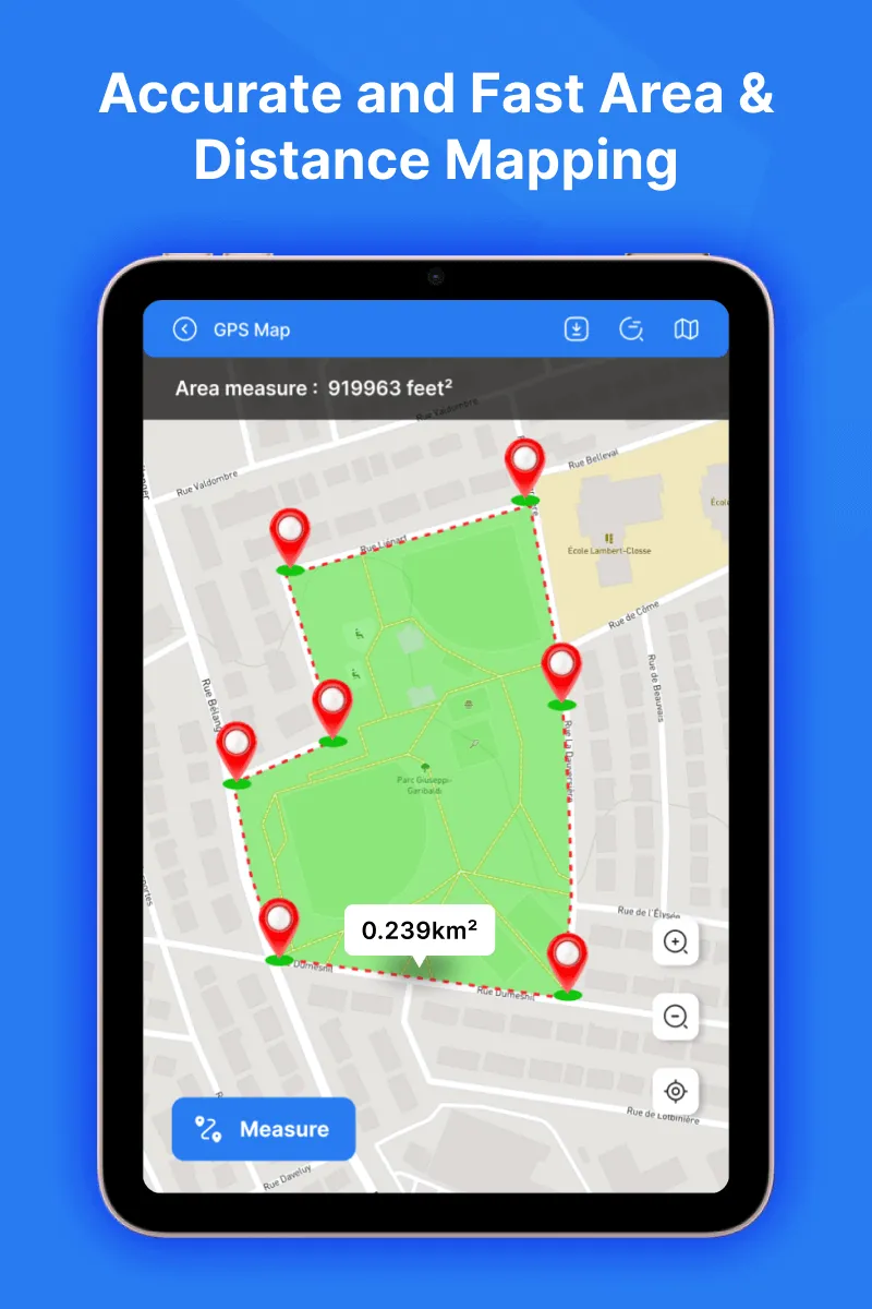 Distance & Land Area Measure | Indus Appstore | Screenshot