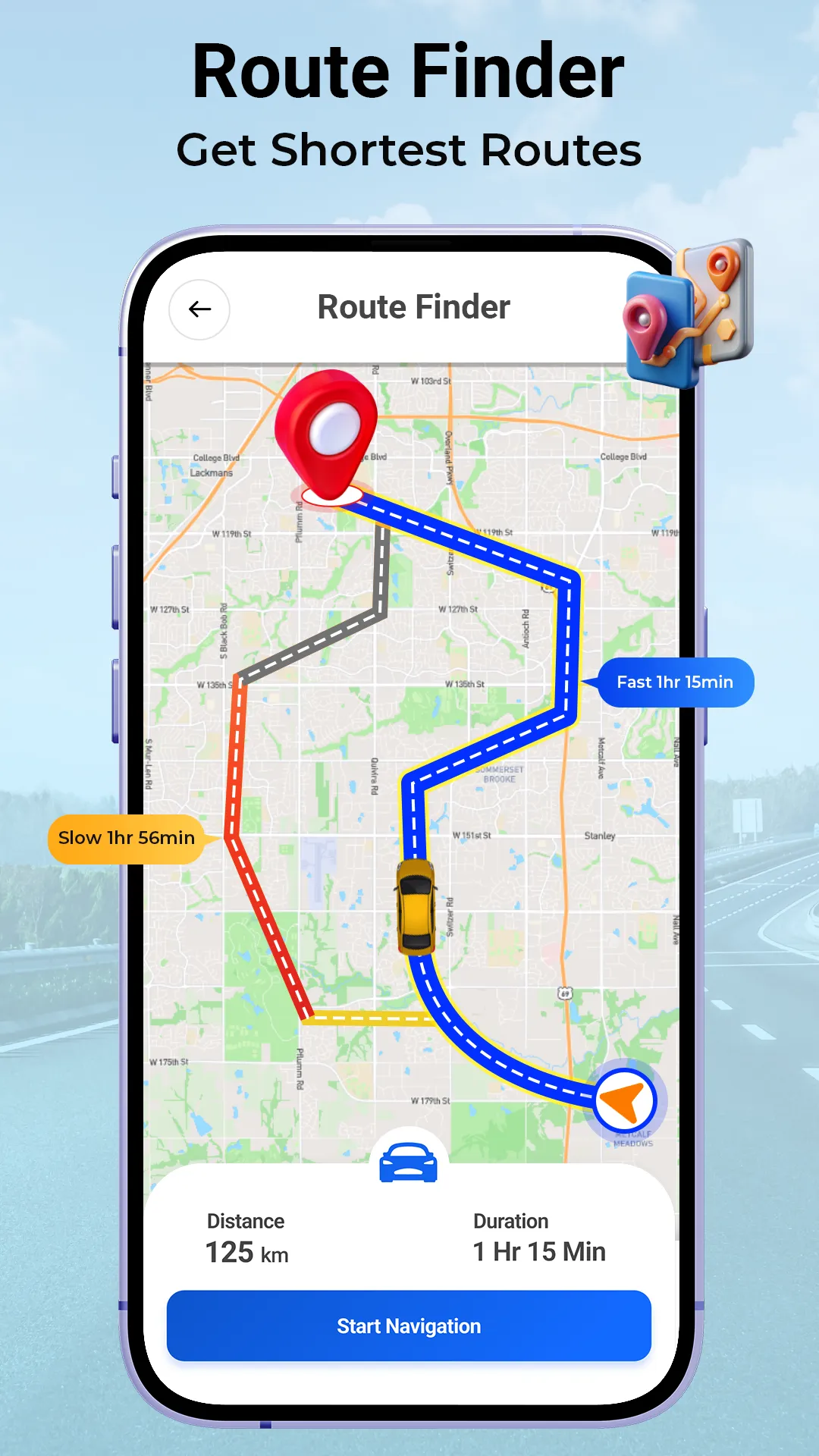 GPS Navigation Satellite Map | Indus Appstore | Screenshot