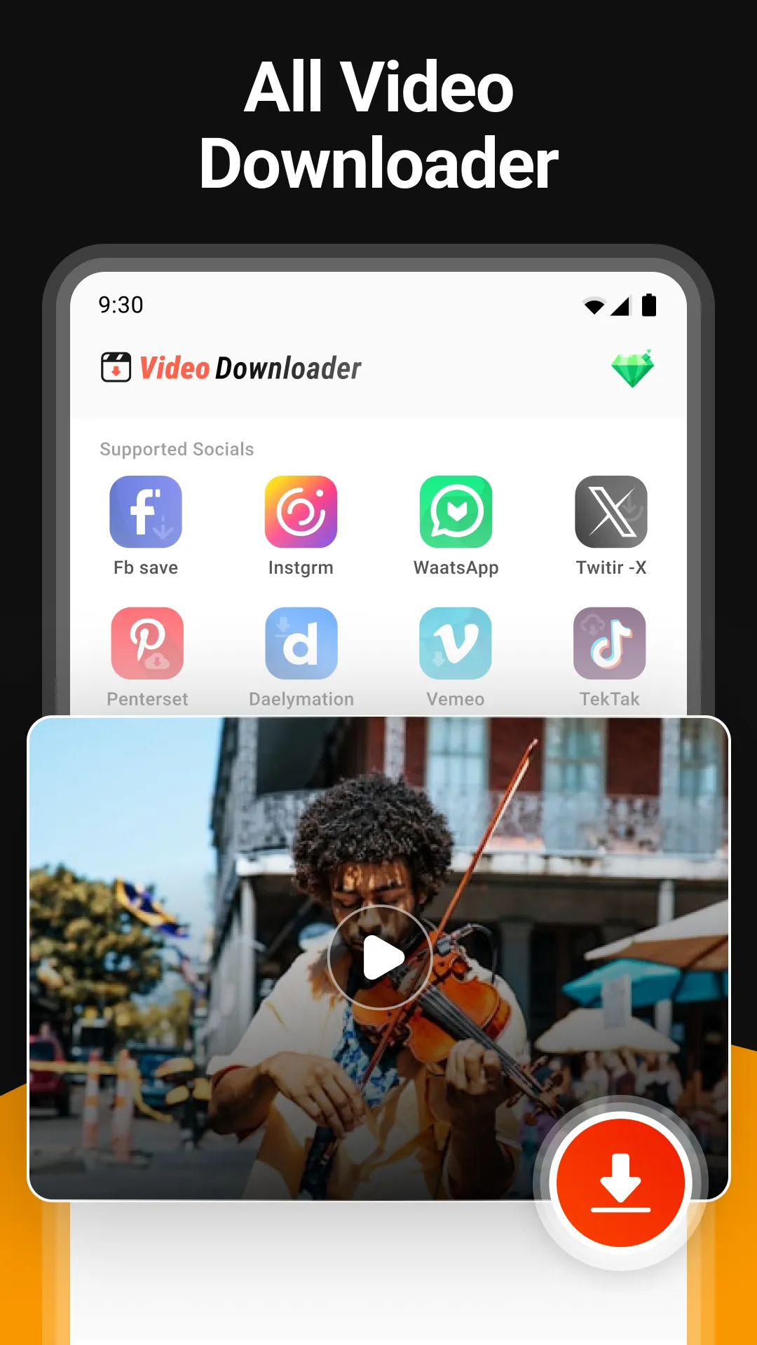 All video downloader and saver | Indus Appstore | Screenshot