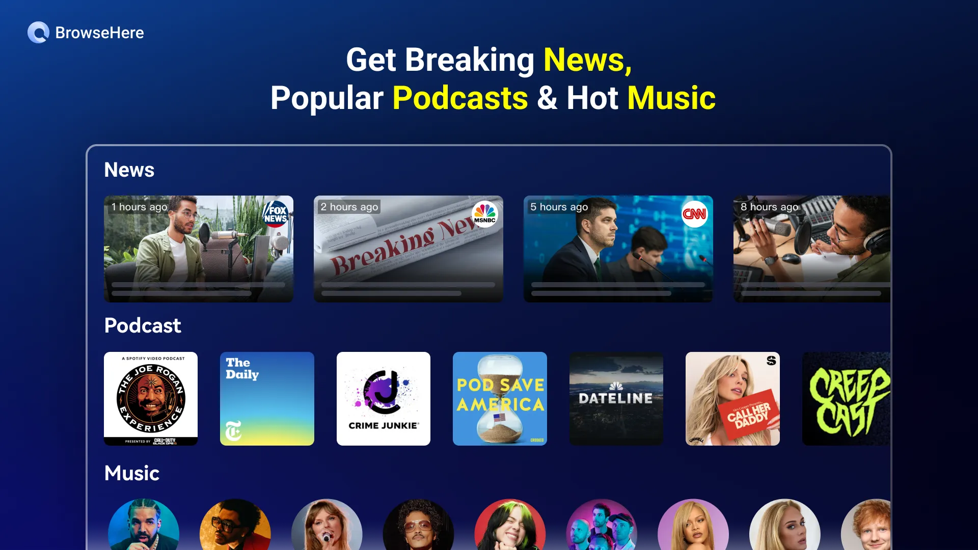 Browser TV Web - BrowseHere | Indus Appstore | Screenshot