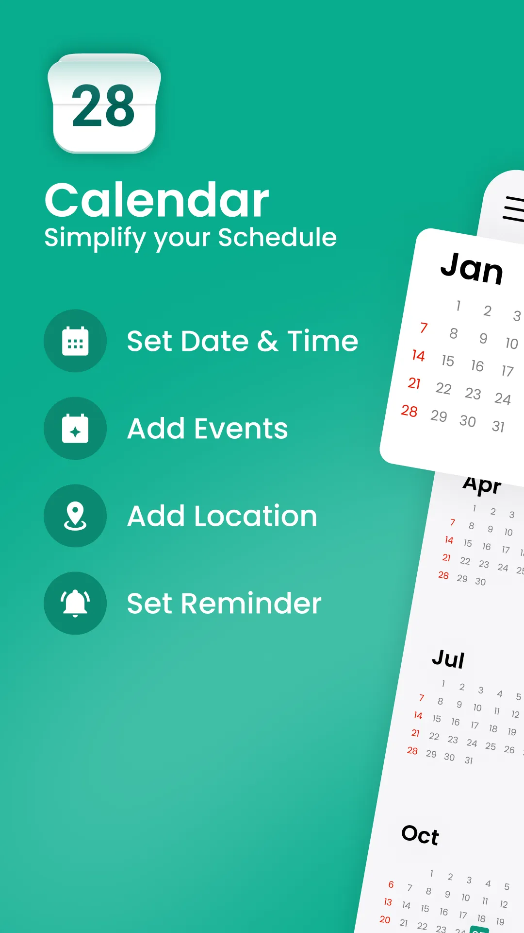 Calendar | Indus Appstore | Screenshot