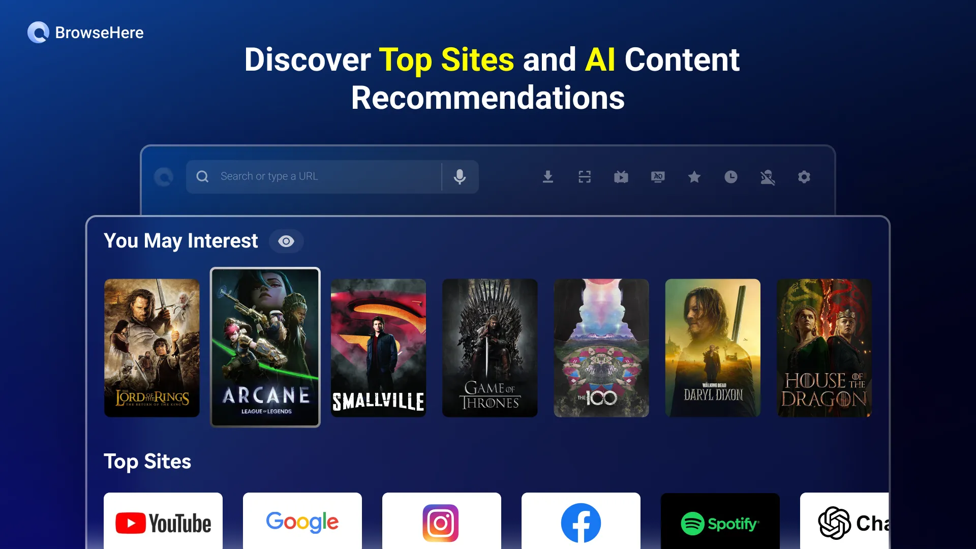 Browser TV Web - BrowseHere | Indus Appstore | Screenshot