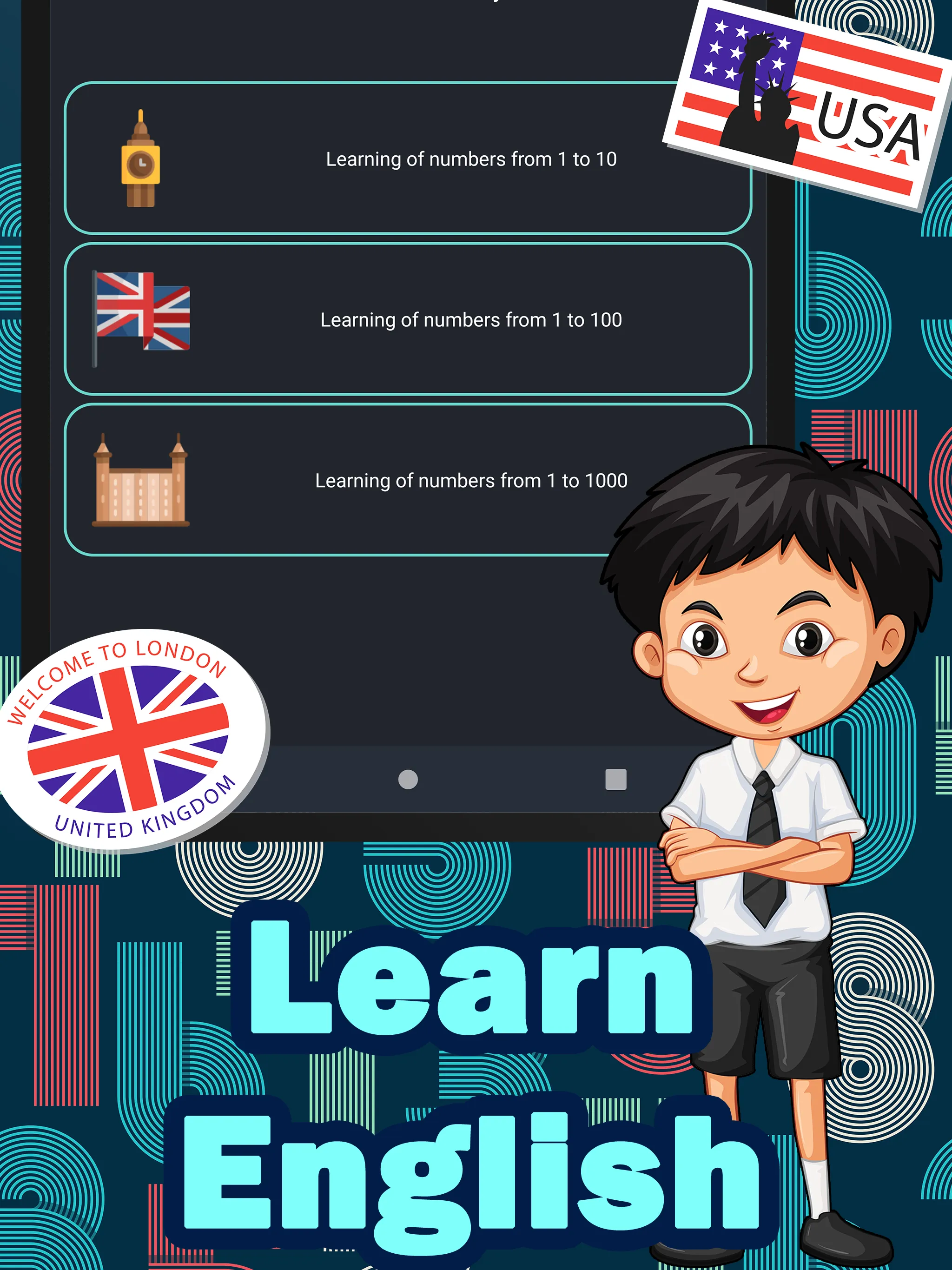 Numbers in English language | Indus Appstore | Screenshot